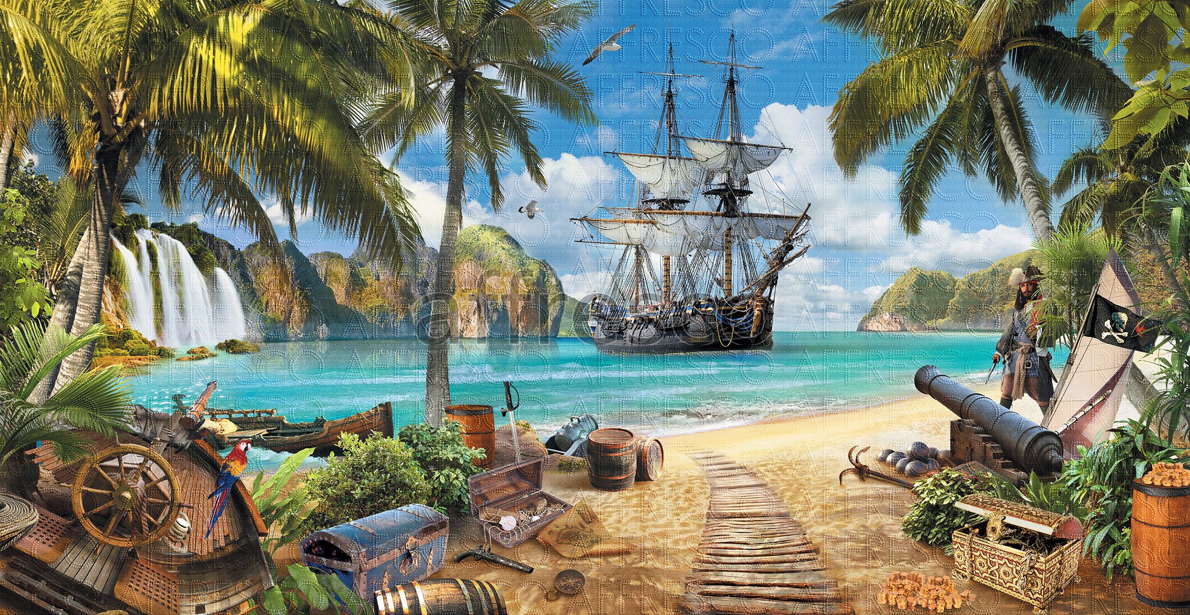 2320x1200 Treasure island. The best landscapes