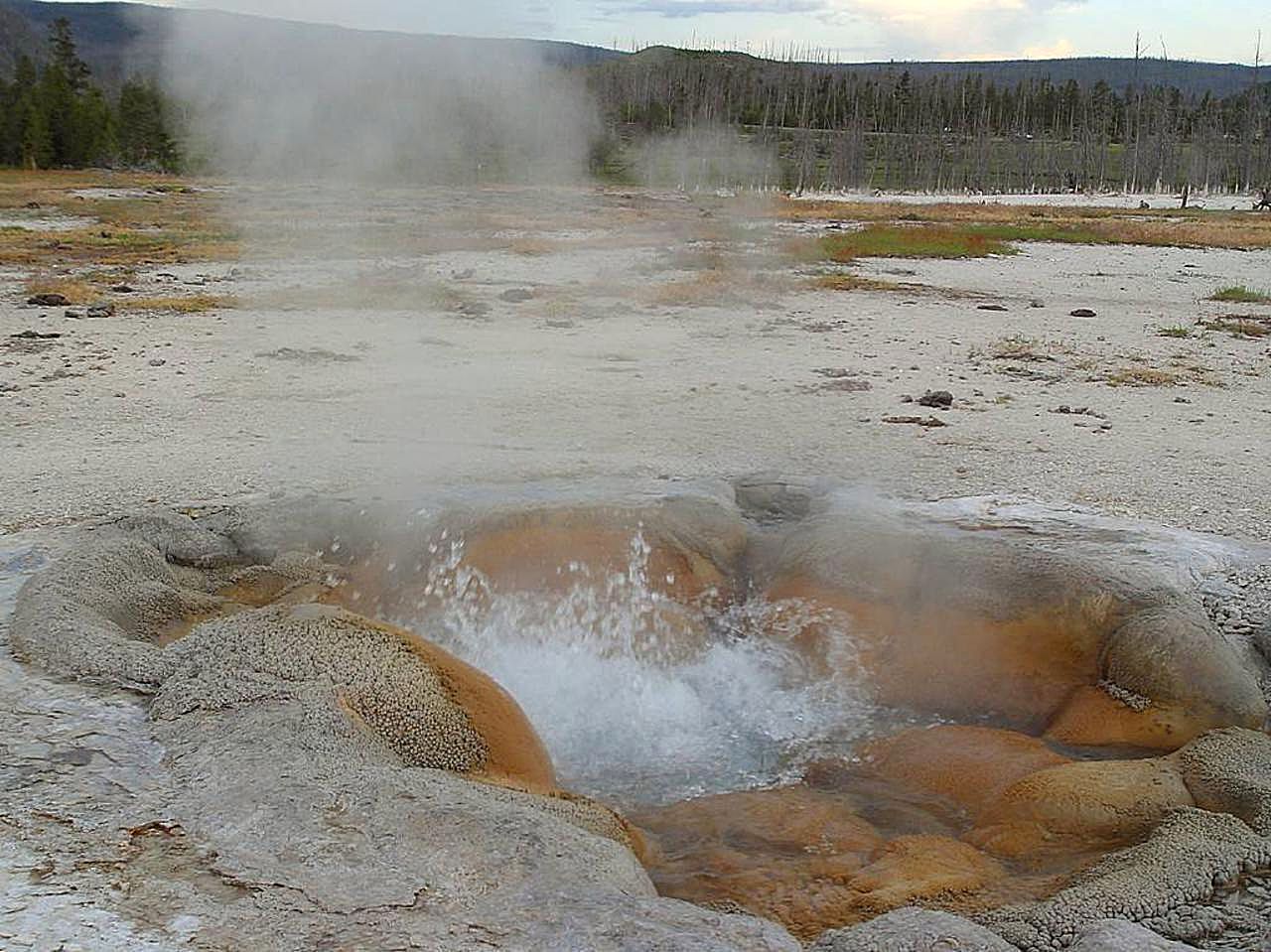 1280x959 Free picture: geysers, steam, boiling, yellowstone