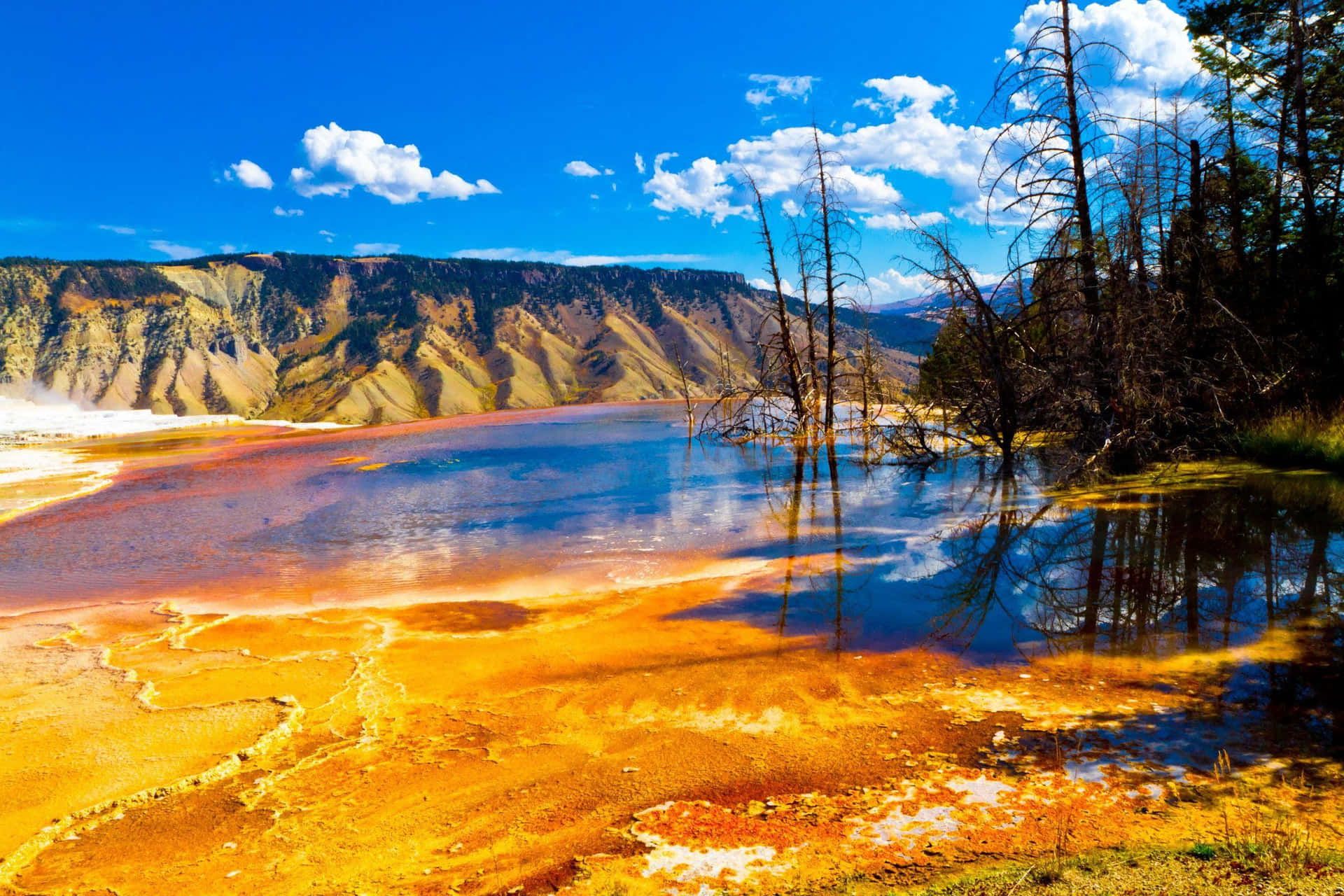 1920x1280 Yellowstone Geysers Wallpaper