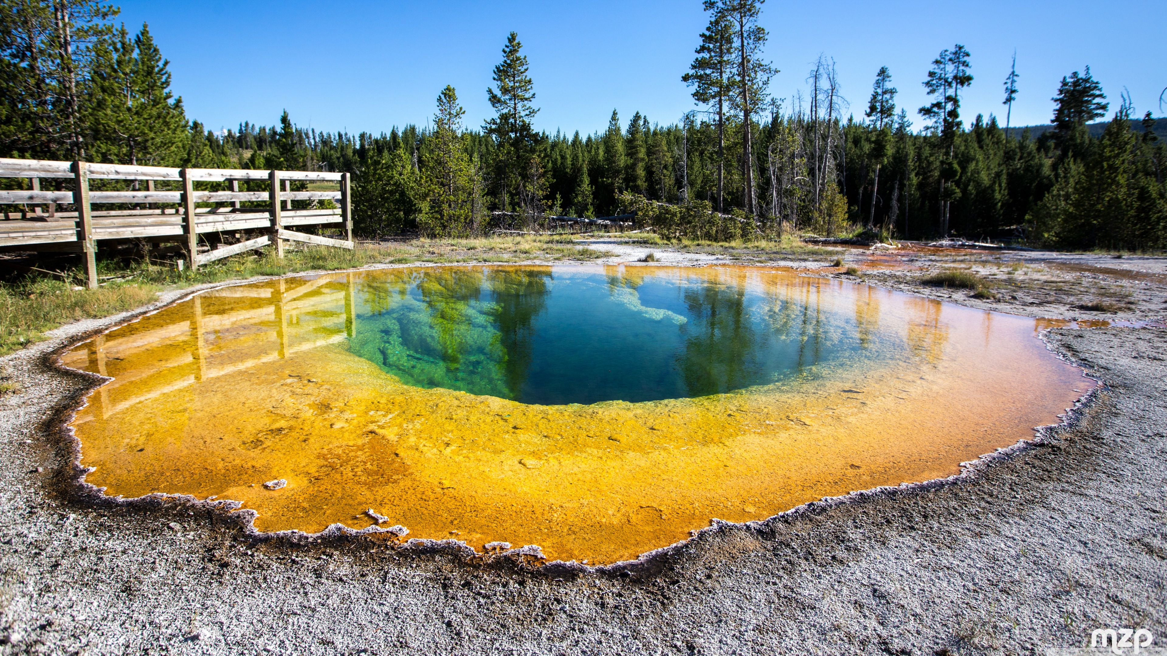 3840x2160 Morning Glory Pool hot spring 4K UHD Wallpaper for UltraHD Desktop and TV : Widescreen and UltraWide Display : Smartphone and Tablet Devices