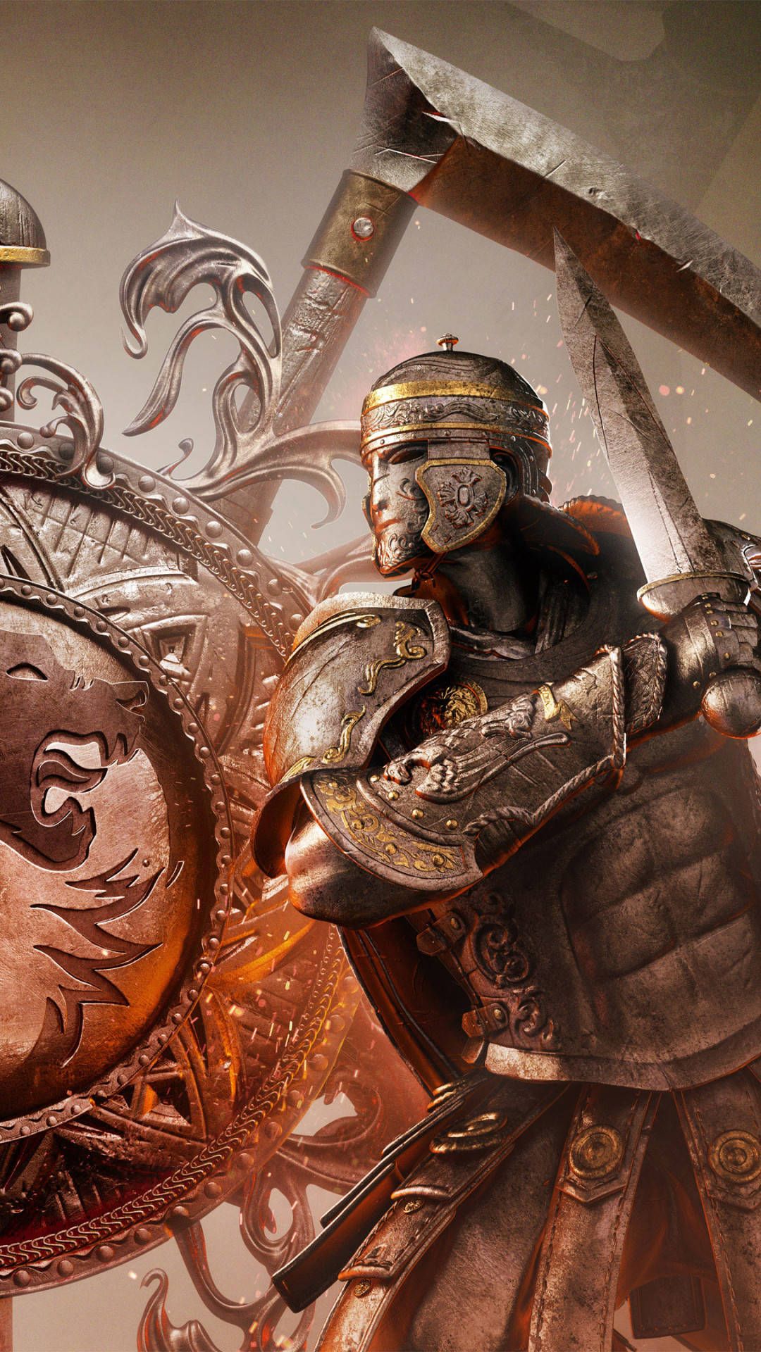1080x1920 Download For Honor Phone Centurion Fighting Wallpaper
