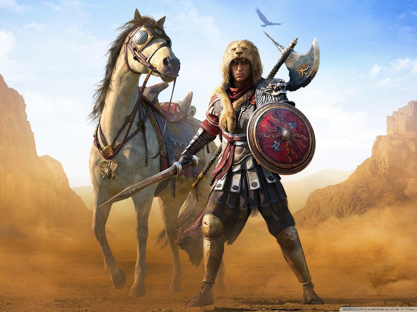 1440x1080 Roman Centurion Assassins Creed Origins 4K UHD Wallpaper for UltraHD Desktop and TV : Widescreen and UltraWide Display : Smartphone and Tablet Devices