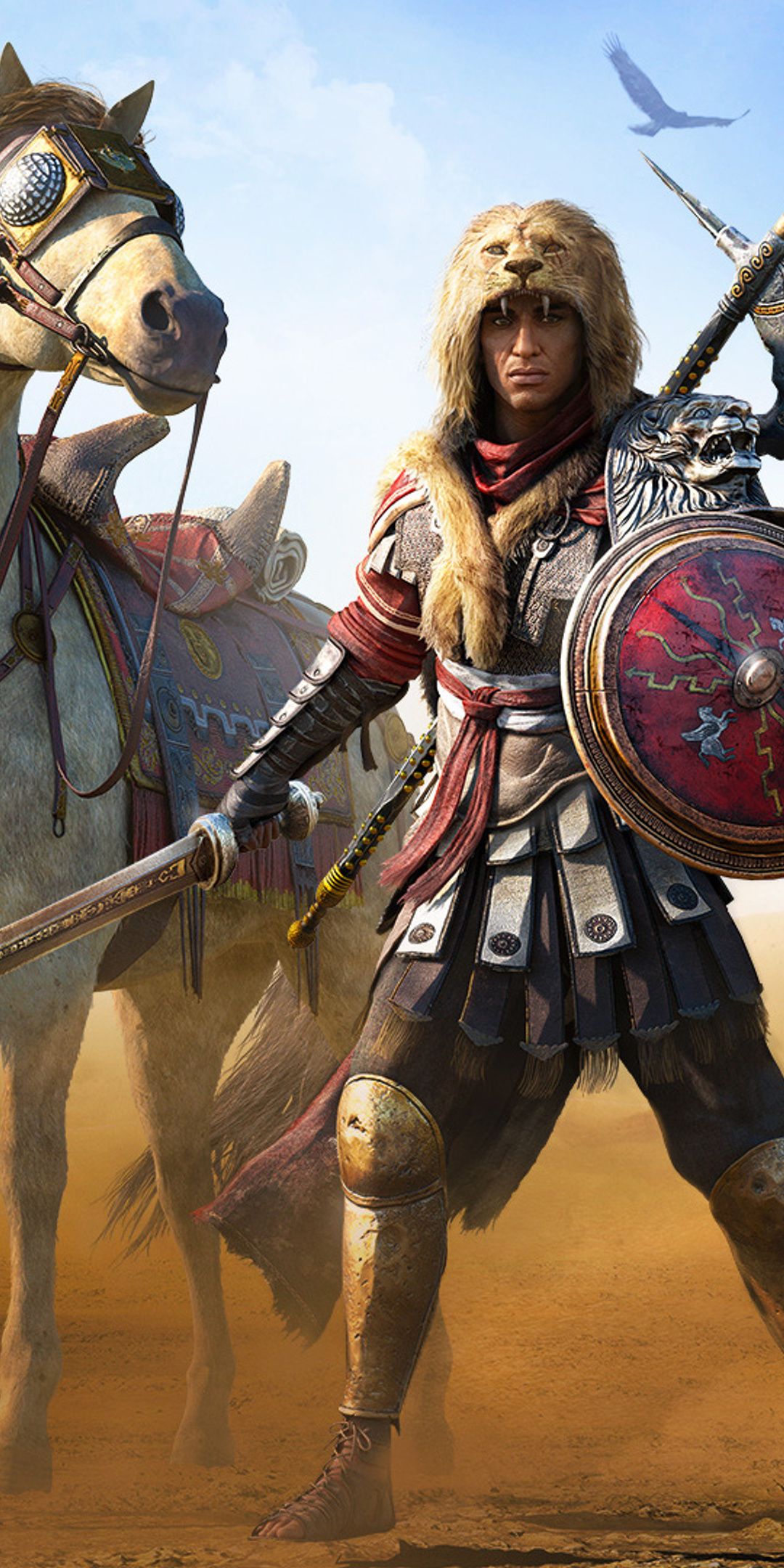 1080x2160 Roman Centurion Assassins Creed Origins One Plus 5T, Honor 7x, Honor view Lg Q6 , HD 4k Wallpaper, Image, Background, Photos and Picture