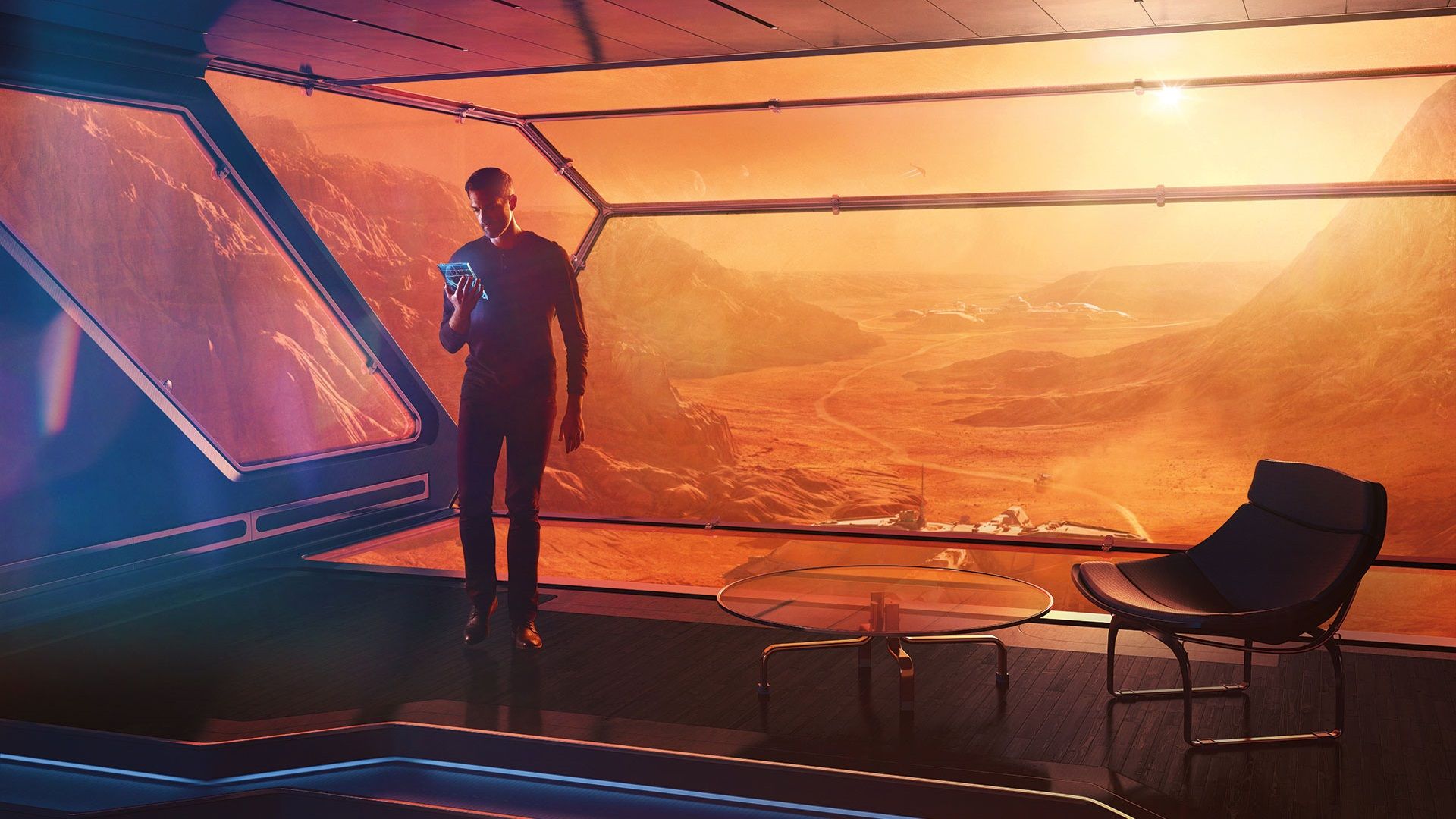 1920x1080 Mars colony