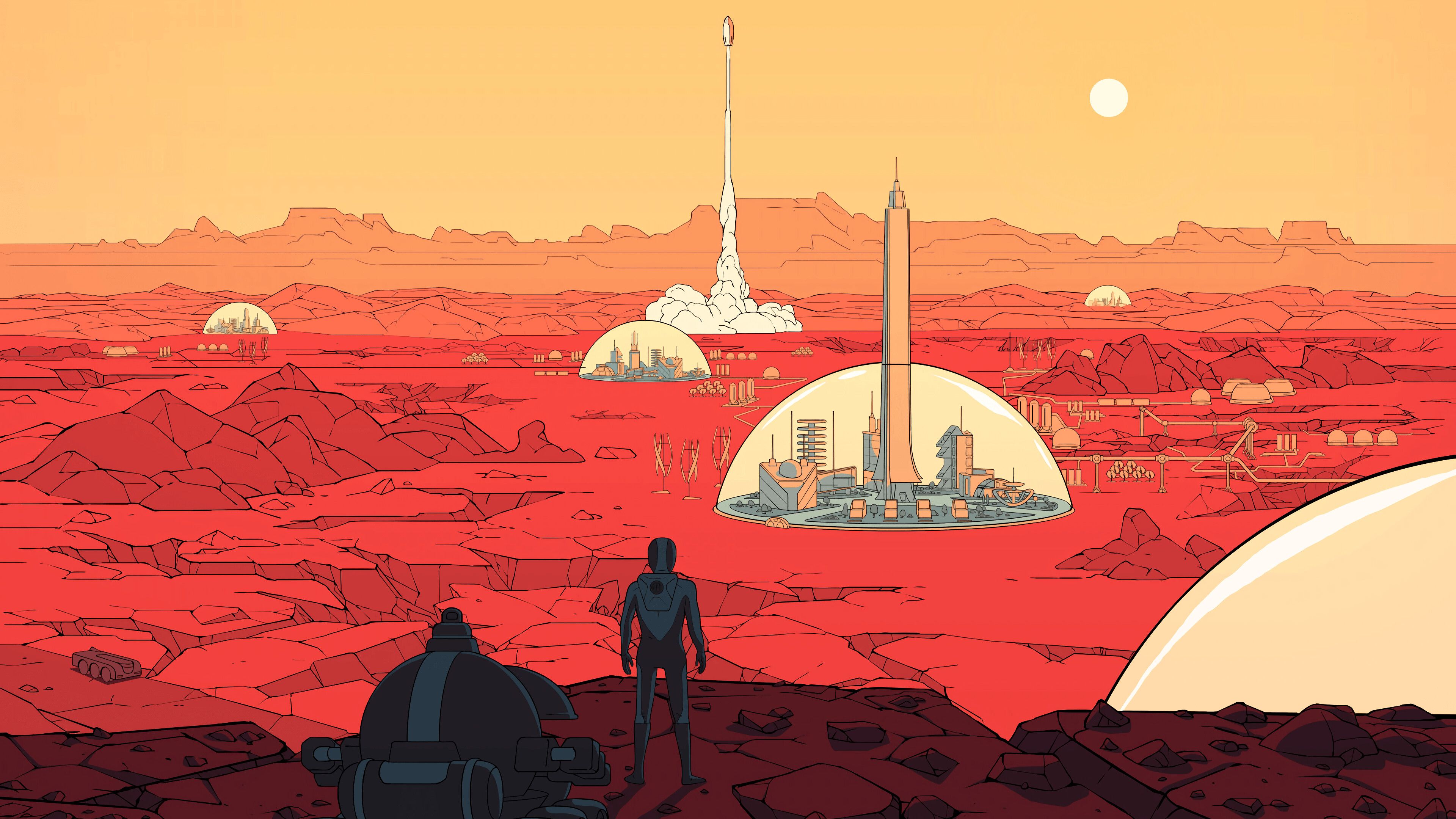 3840x2160 4k Mars Wallpaper