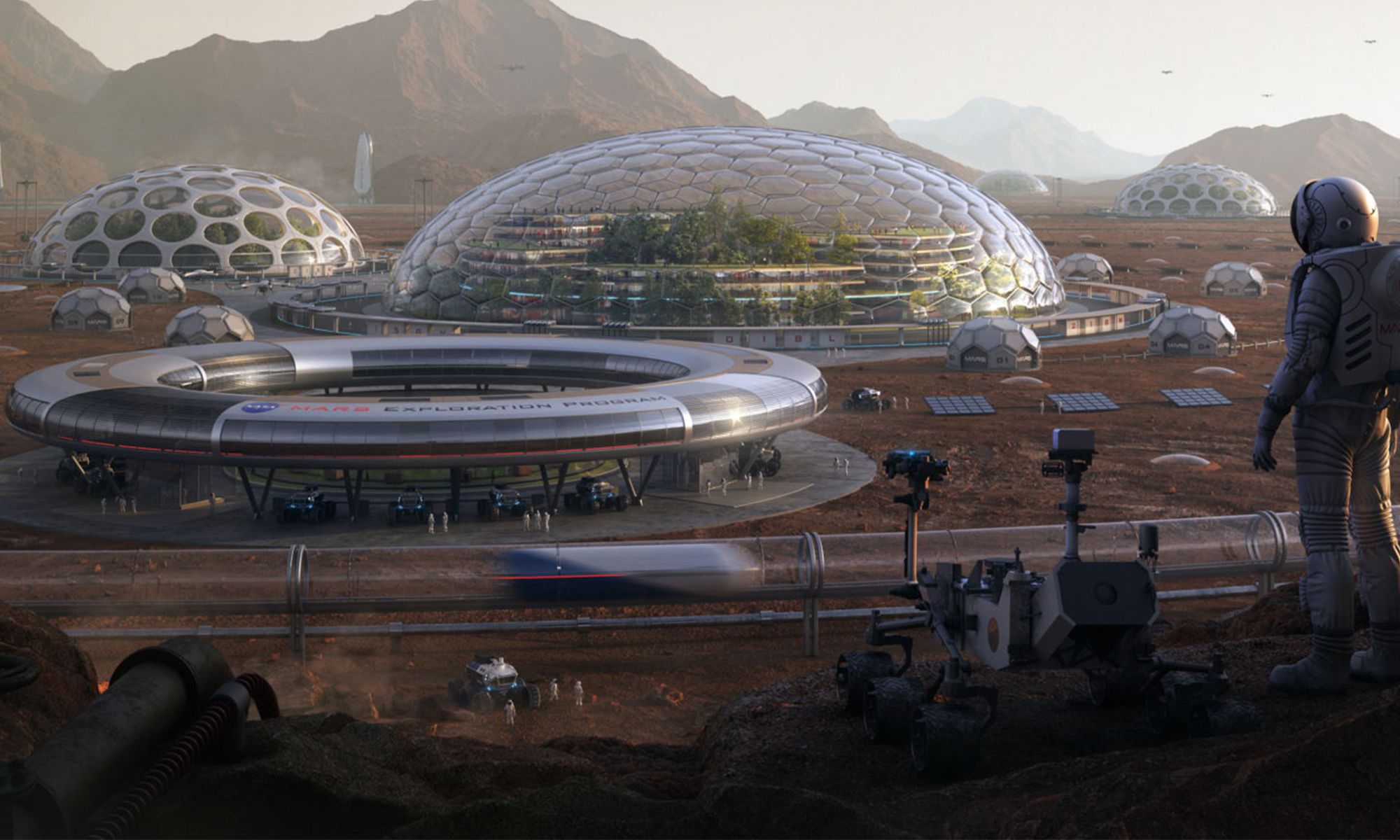 2000x1200 These Stunning Designs Show What Our Future on Mars Might Look Like