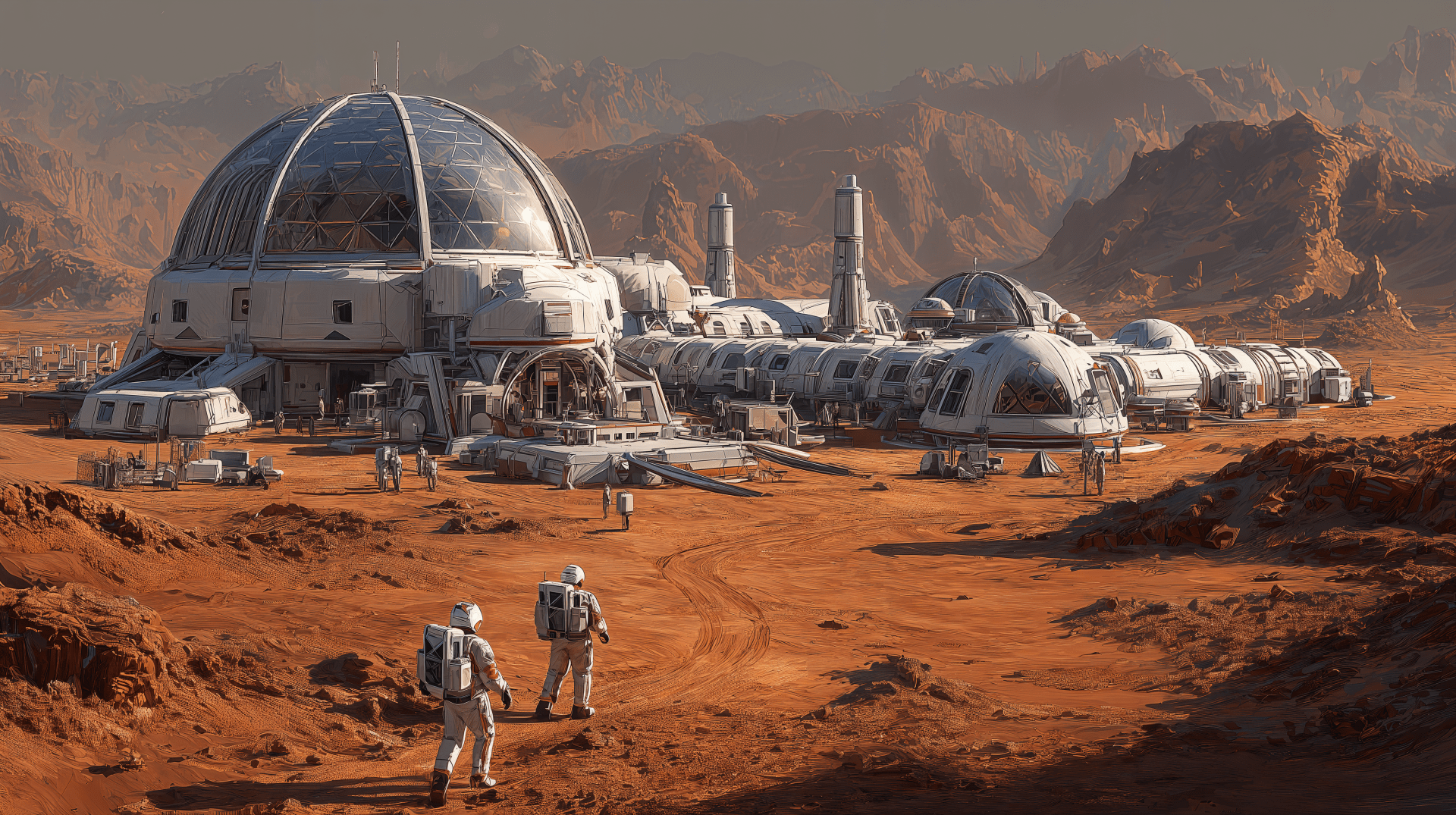 1920x1075 Red Horizon: Mars Colony