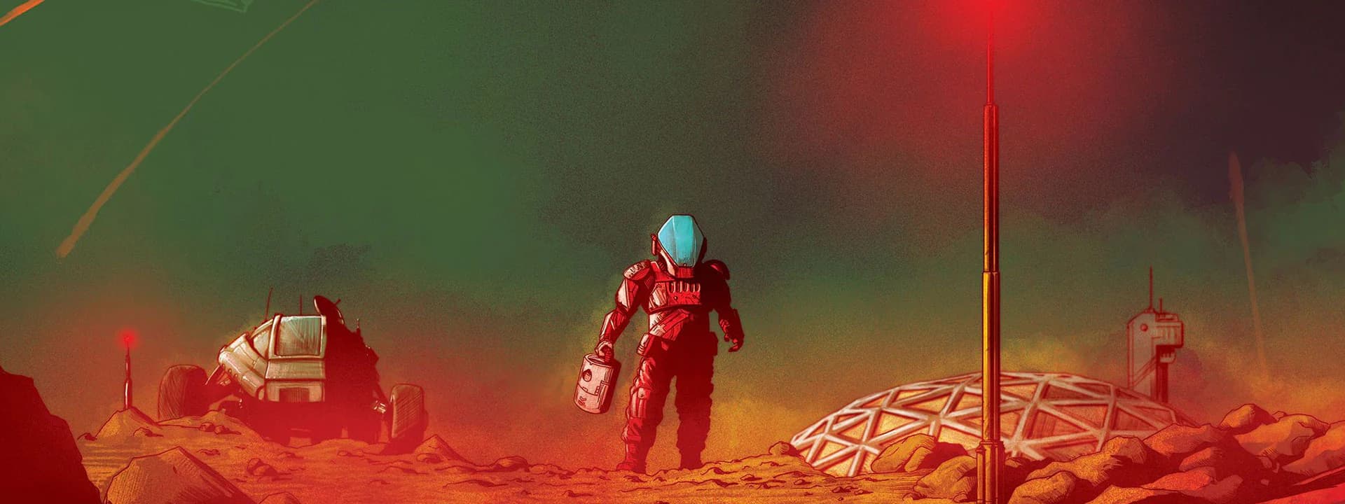 1920x720 Mars Colony
