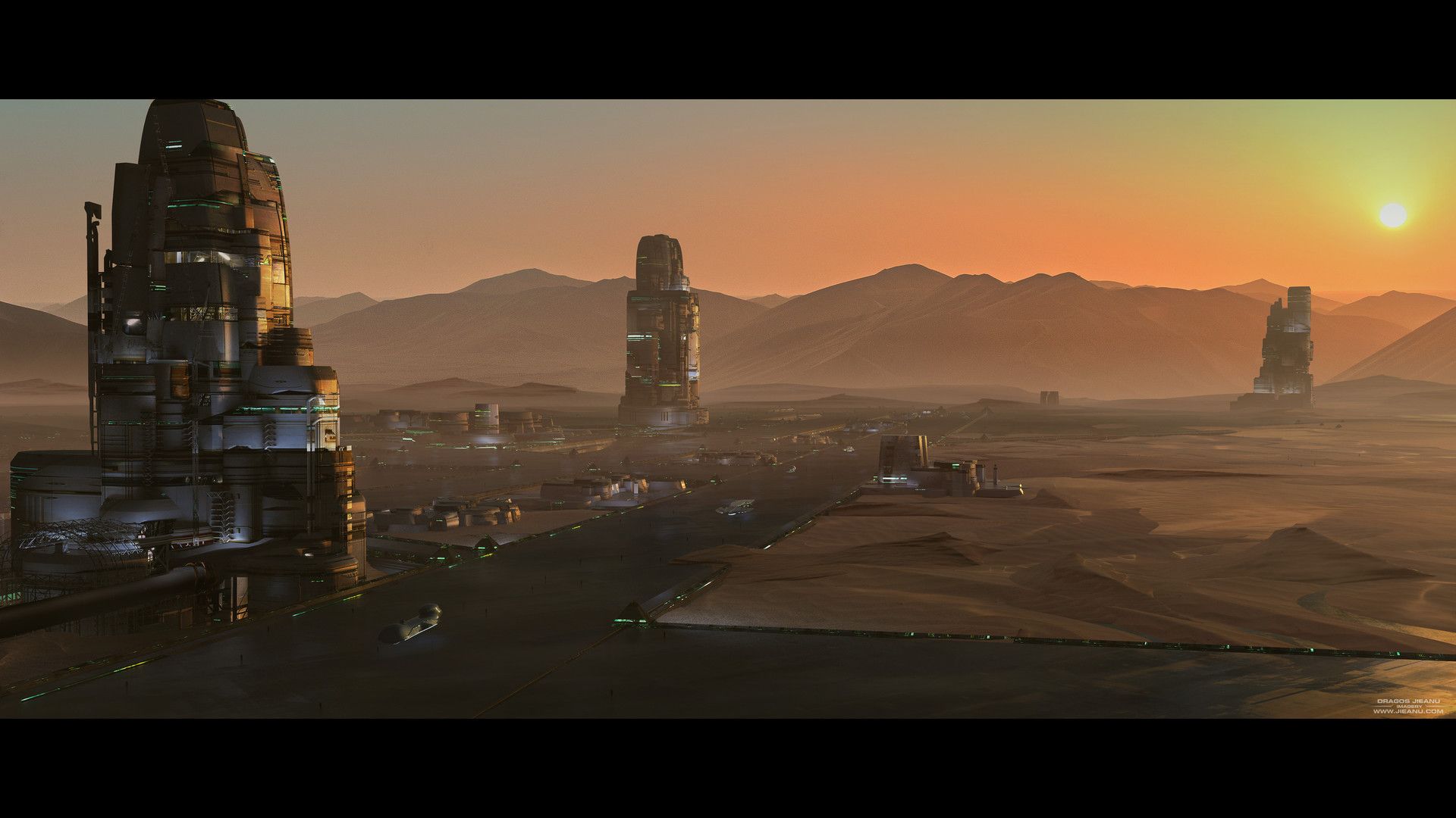1920x1080 Mars Base