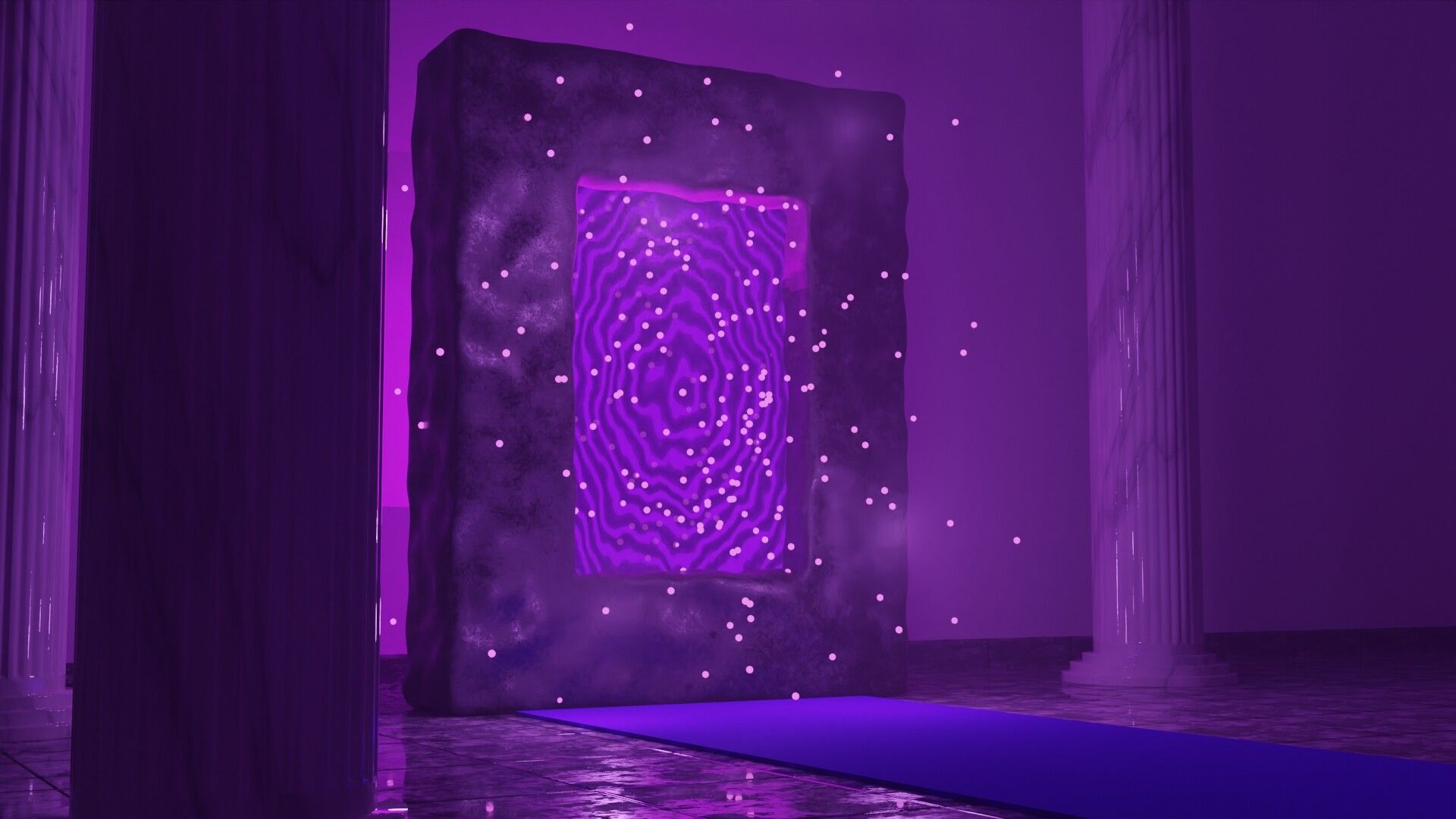 1920x1080 Nether Portal Wallpaper