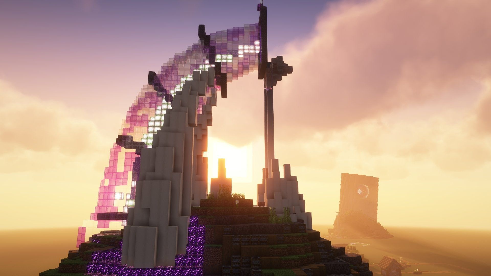 1920x1080 Bone Shard Nether Portal