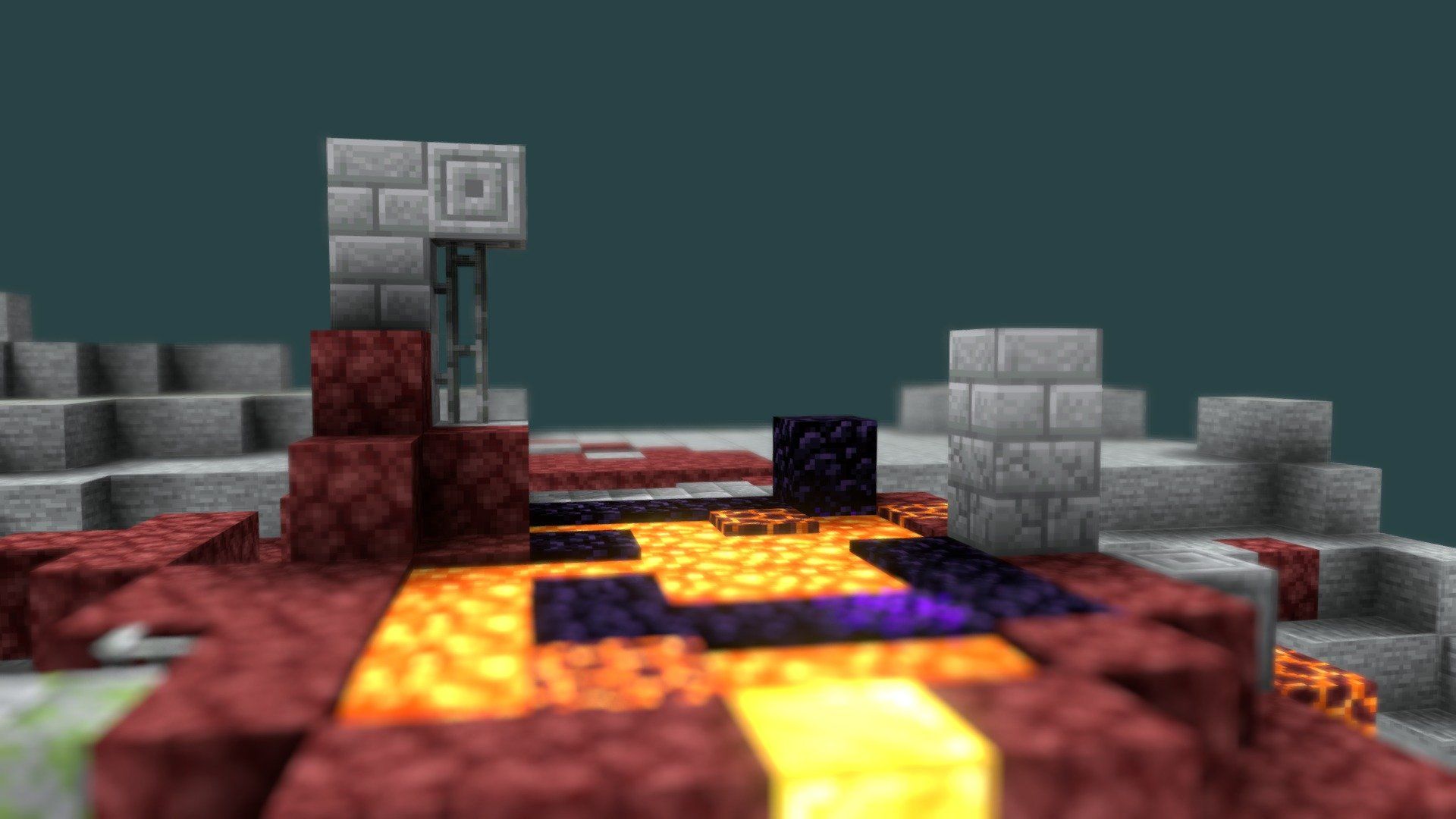 1920x1080 Minecraft Ruined Portal. FREE!!! Free 3D Model By DURVESH S [ab5078d]
