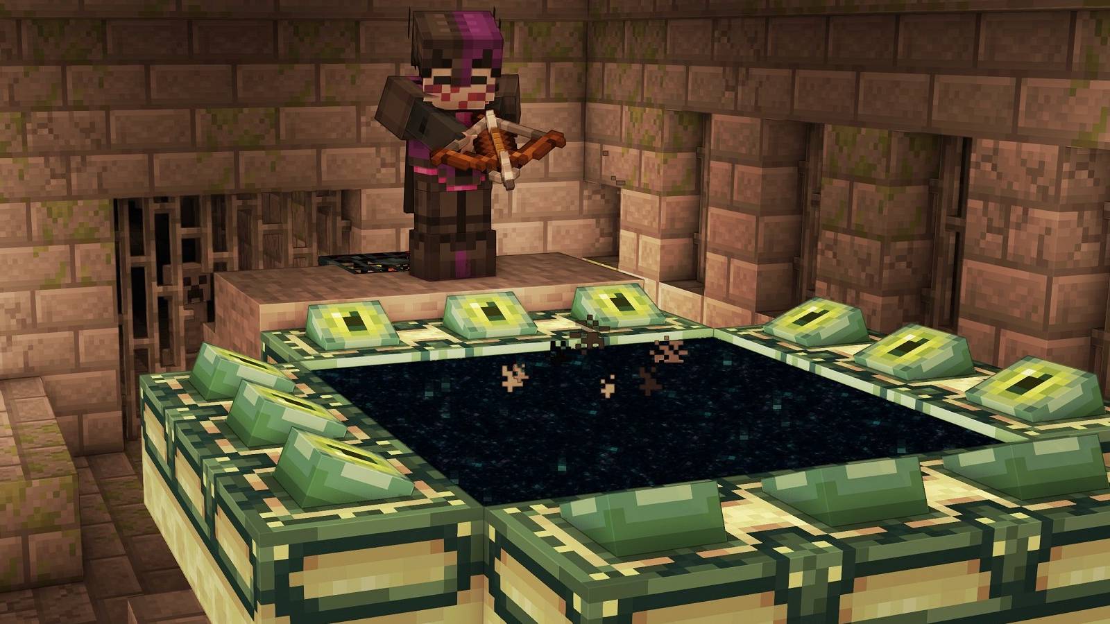 1600x900 Minecraft Player Creates Impressive End Portal Room