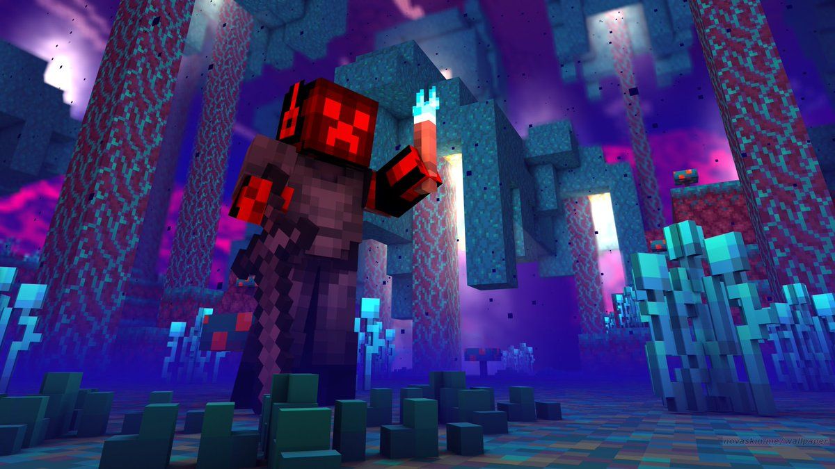 1200x675 Hello all I can't wait until Nether Update comes to minecraft so i made this wallpaper. #netherupdate @Minecraft