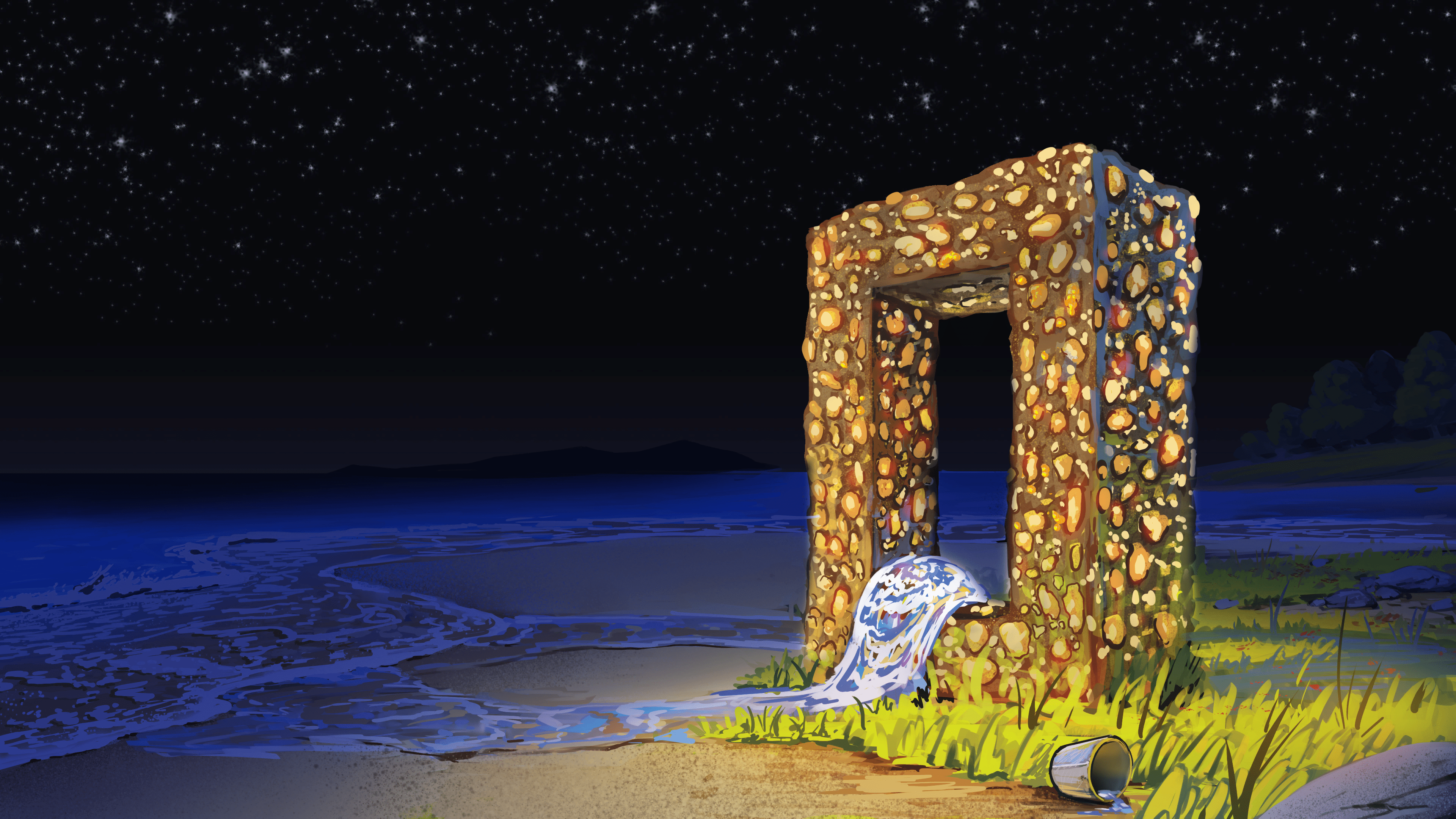 3840x2160 Failed Aether Portal (Minecraft) [3840x2160]