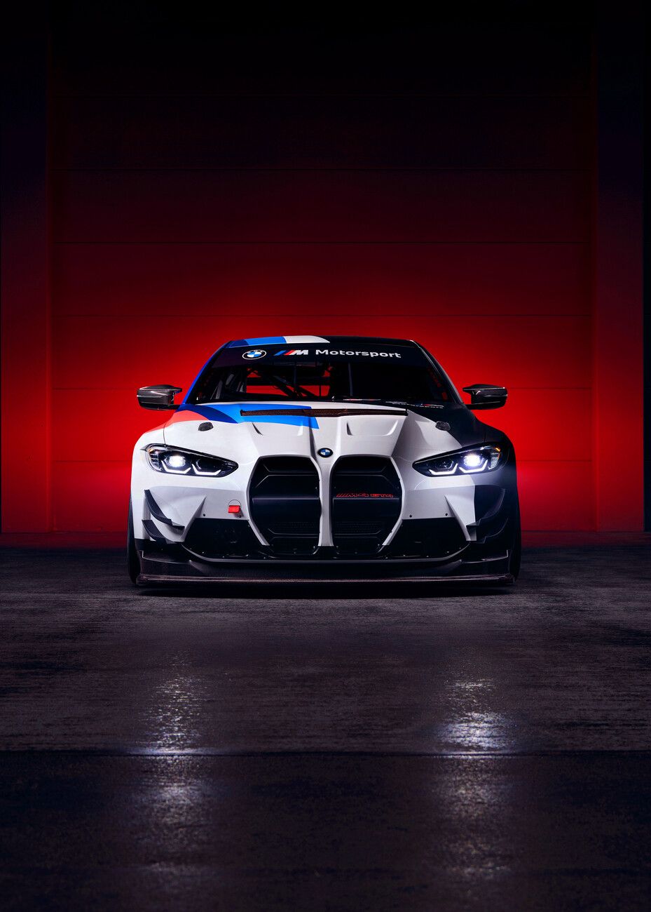 929x1300 Poster Sport Car BMW M4 GT4. Wall Art 1 FREE
