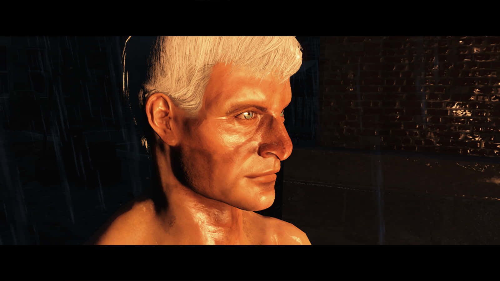 1600x900 Download Rutger Hauer 3D Roy Batty Model Wallpaper