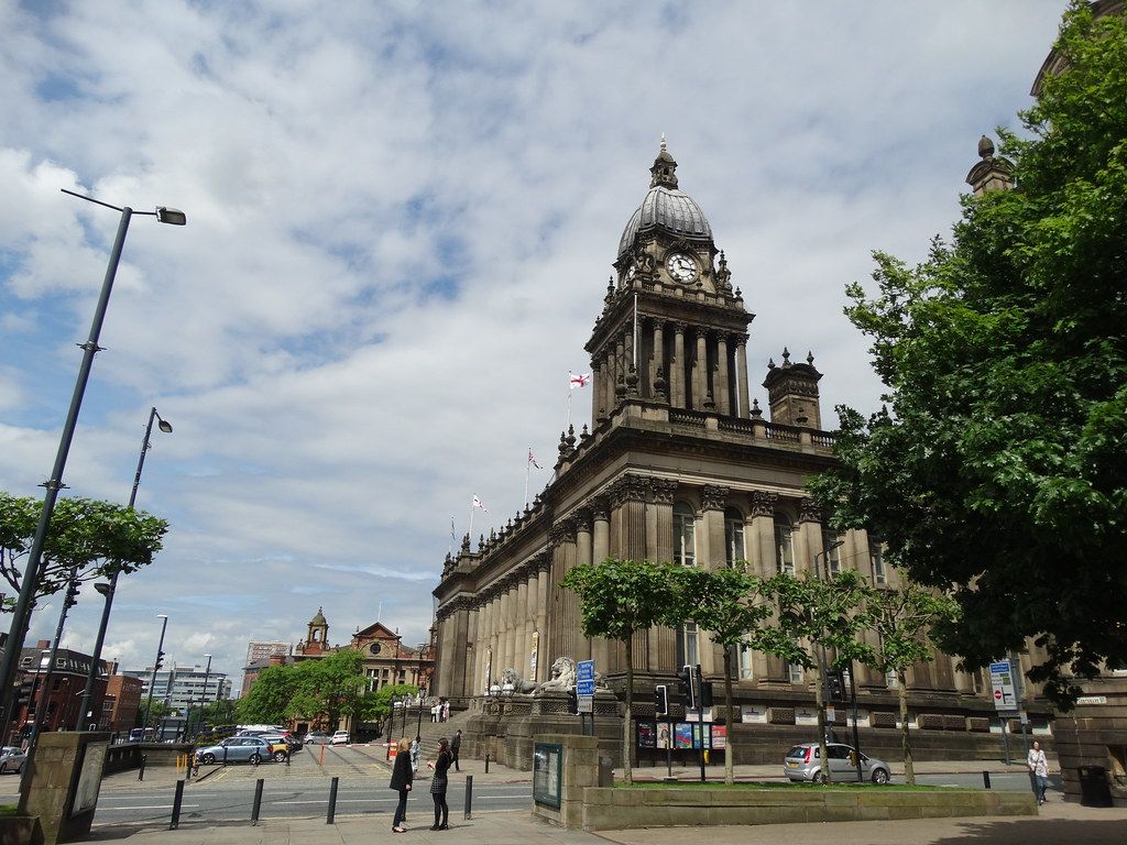 1024x768 Leeds City Centre. Leeds city centre if used please credit