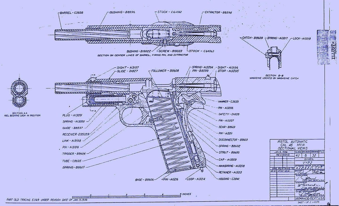1440x877 Обои на рабочий стол: Схема, Оружие, Пистолет, Военный, 559619 для ПК
