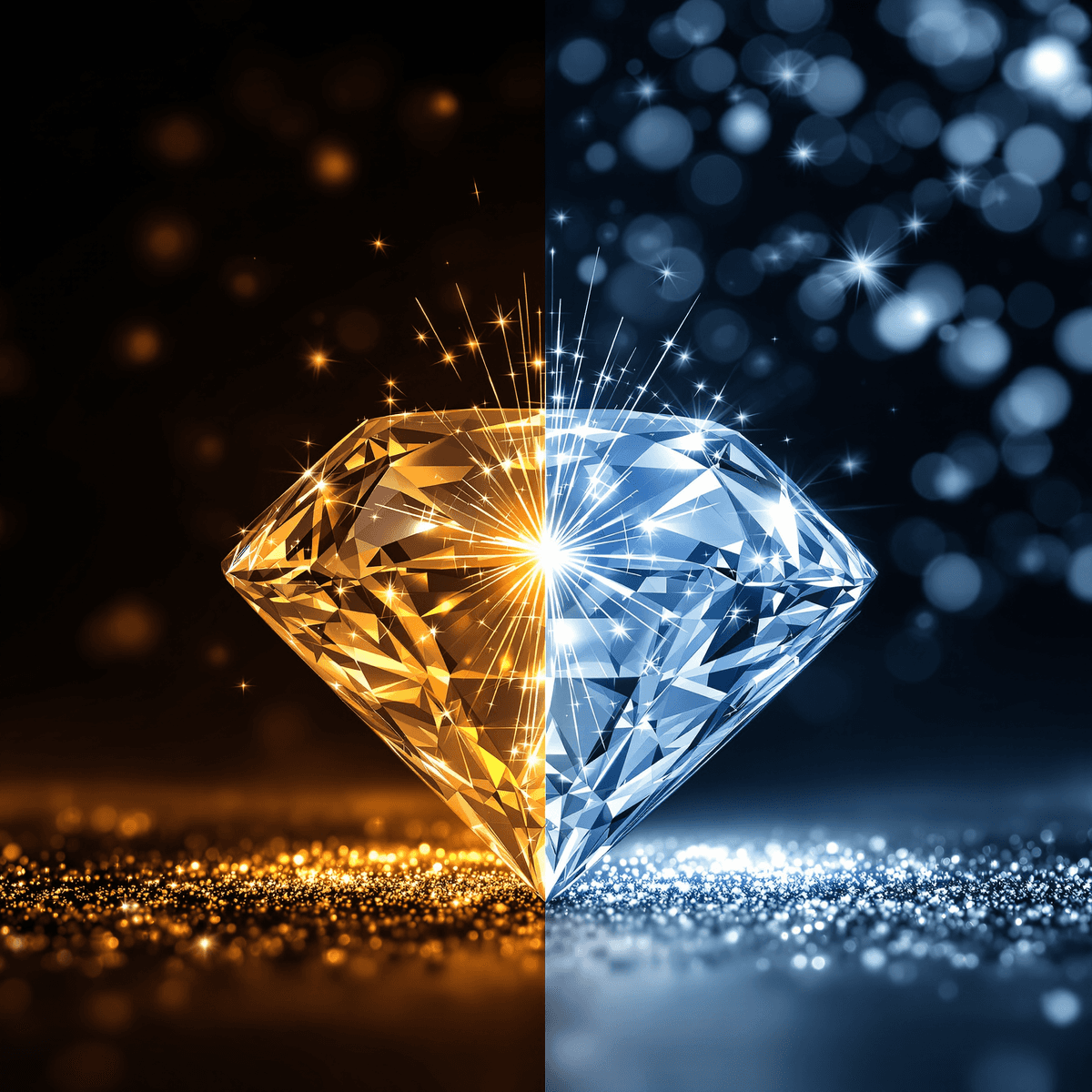 1200x1200 Lab Diamonds vs Moissanite