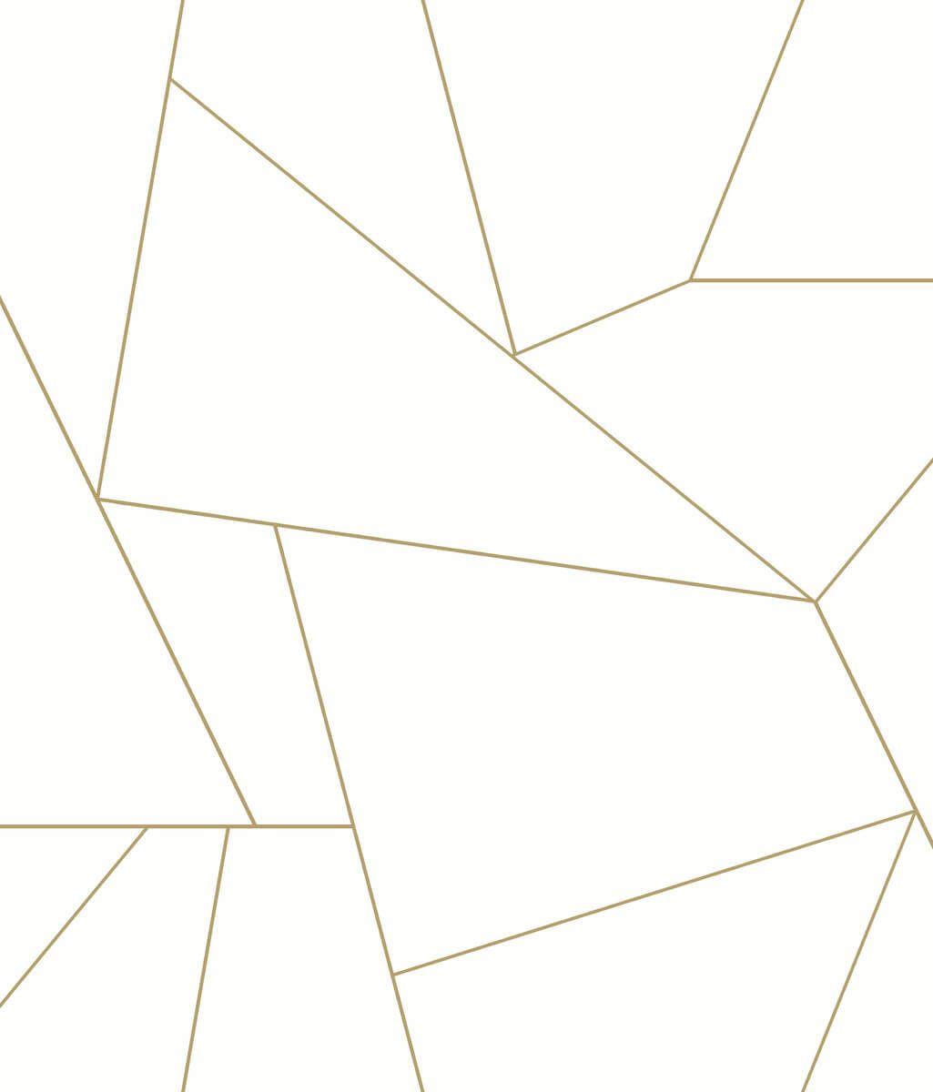 1025x1200 Fractured Prism Peel and Stick Wallpaper Gold