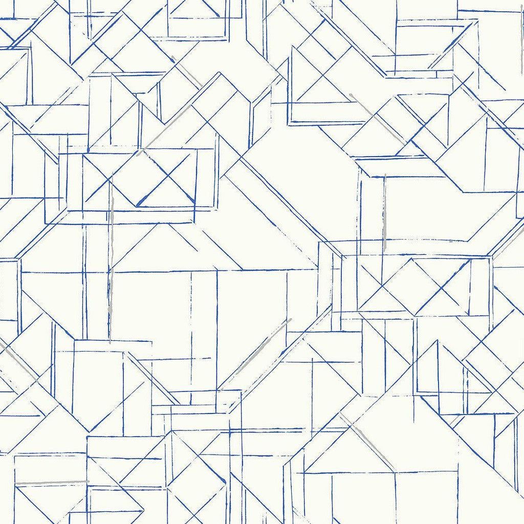 1024x1024 Prism Schematics Peel and Stick Wallpaper. Modern Geometric Design. Luxury Home Decor