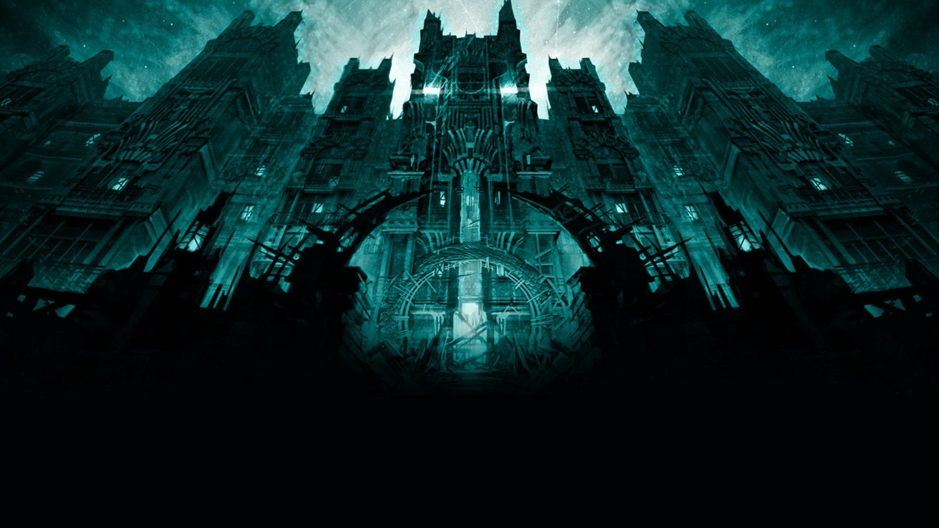 1920x1080 Disturbed Asylum: Dark Heavy Metal HD Wallpaper Fortressx1080