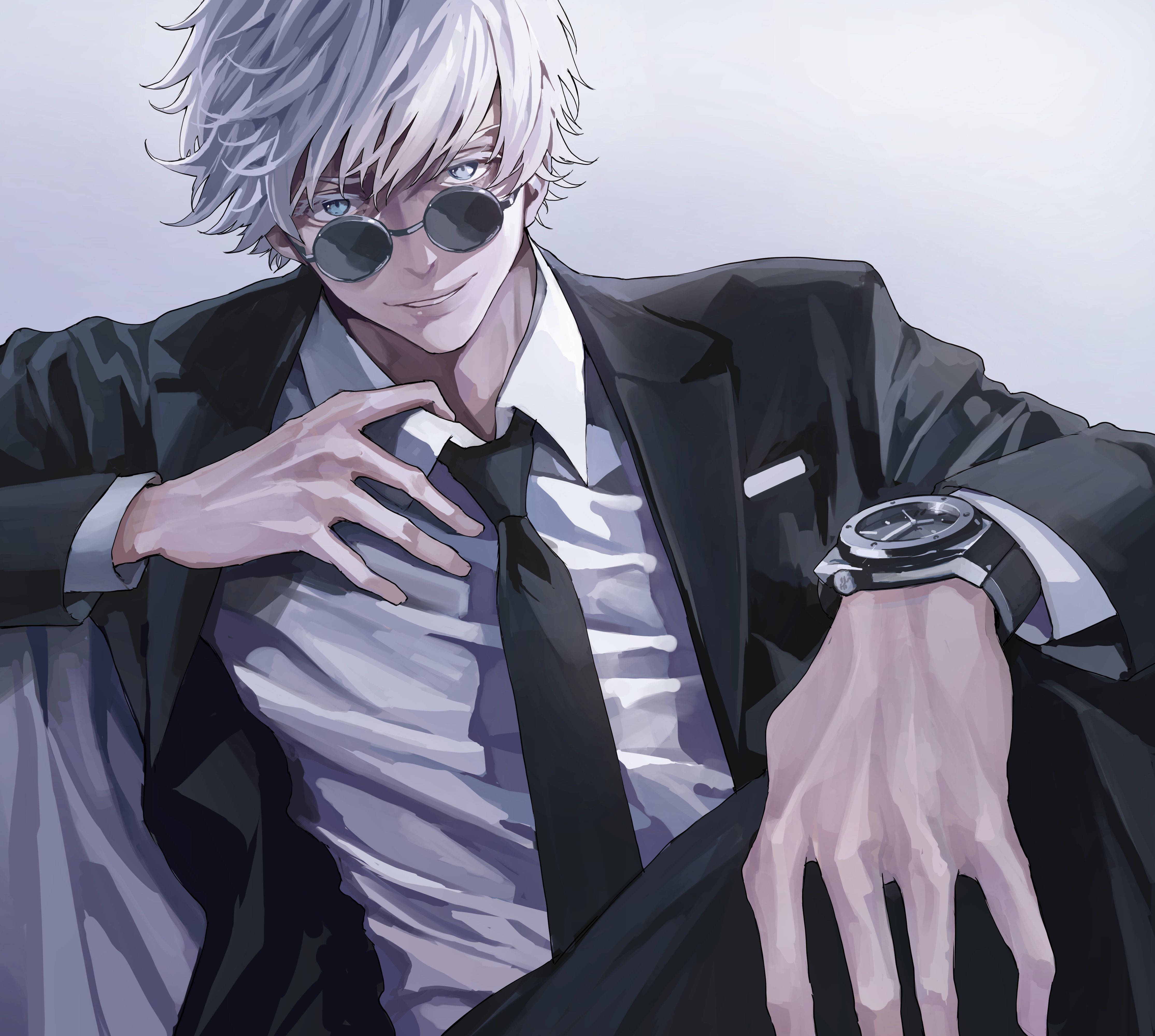 4458x4000 Satoru Gojo in Style Ultra HD Wallpaper by 海凪コウ【KOH】x4000