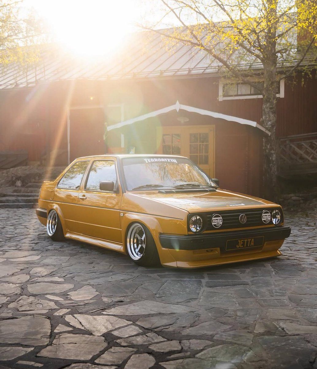 1034x1200 ☀️ Weekend Mode #VW #Volkswagen #Jetta #Mk2Jetta #VwJetta #Kamei #WorkWheels #Stanced #DubLife