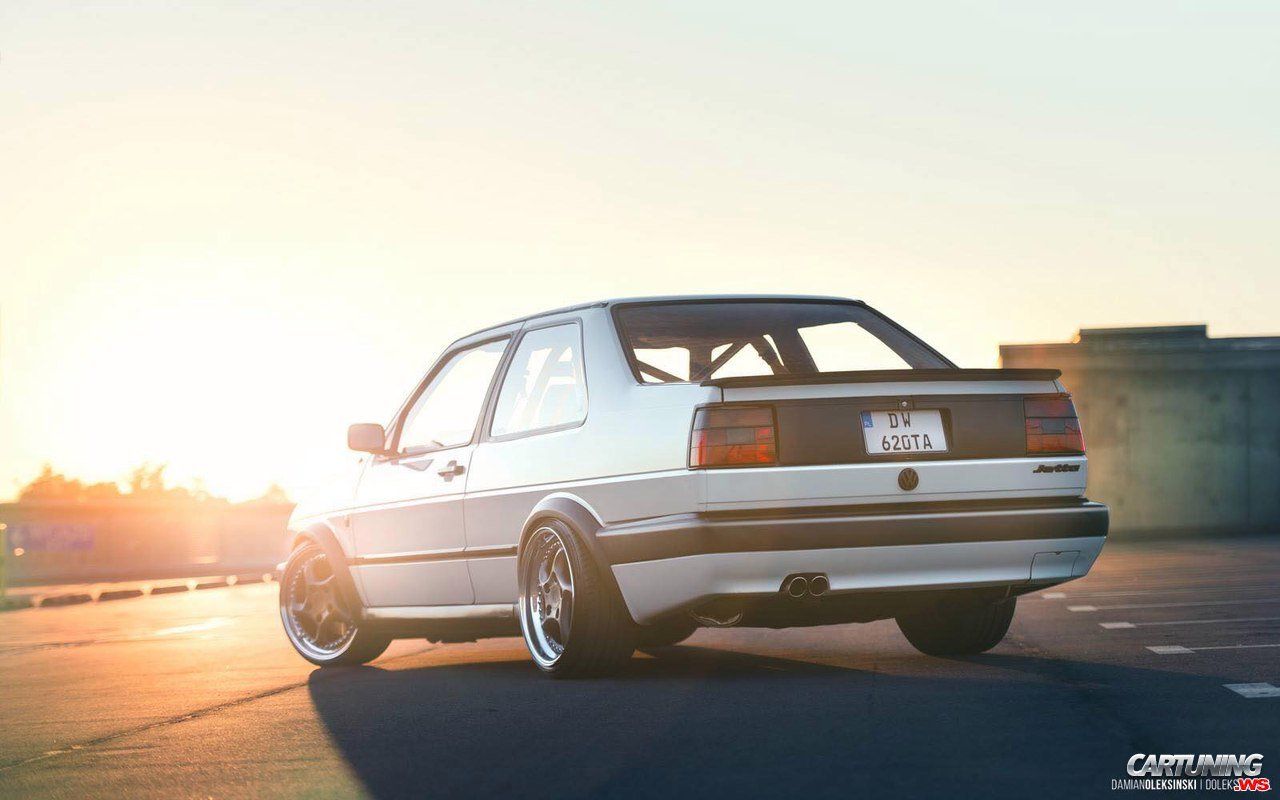 1280x800 Tuning Volkswagen Jetta Coupe Mk2 rear