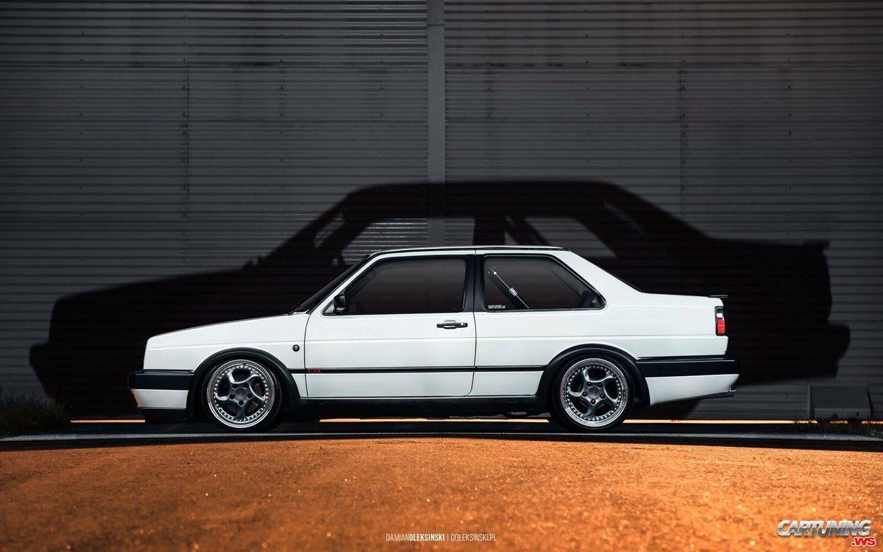 1280x800 Tuning Volkswagen Jetta Coupe Mk2 side