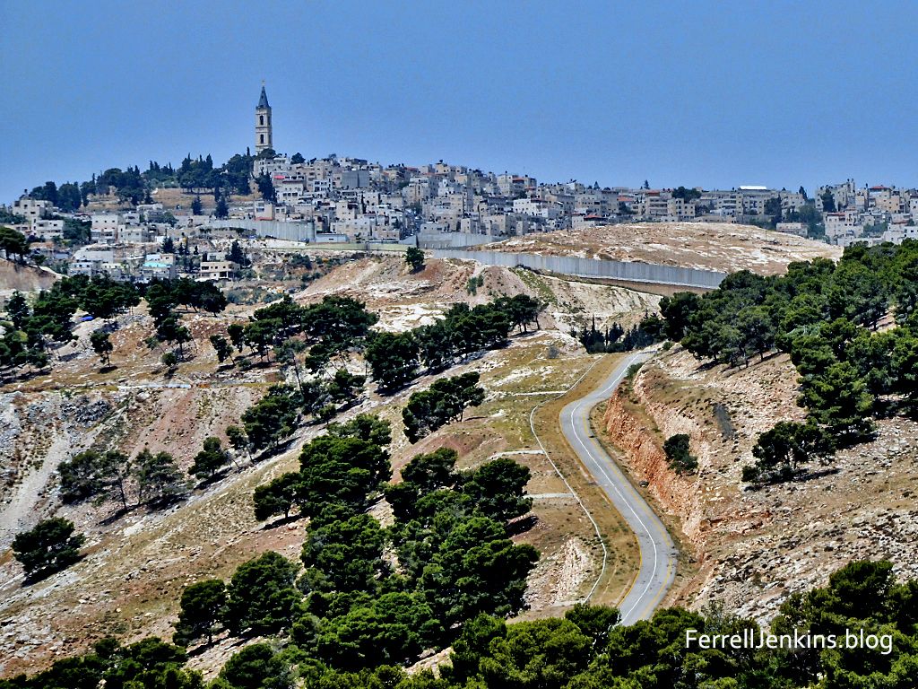 1024x768 The Eastern View of the Mount of Olives. Ferrell's Travel Blog