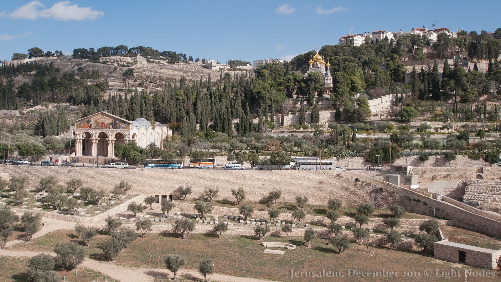 1600x900 Mount of Olives, Jerusalem East. Just outside the boundary