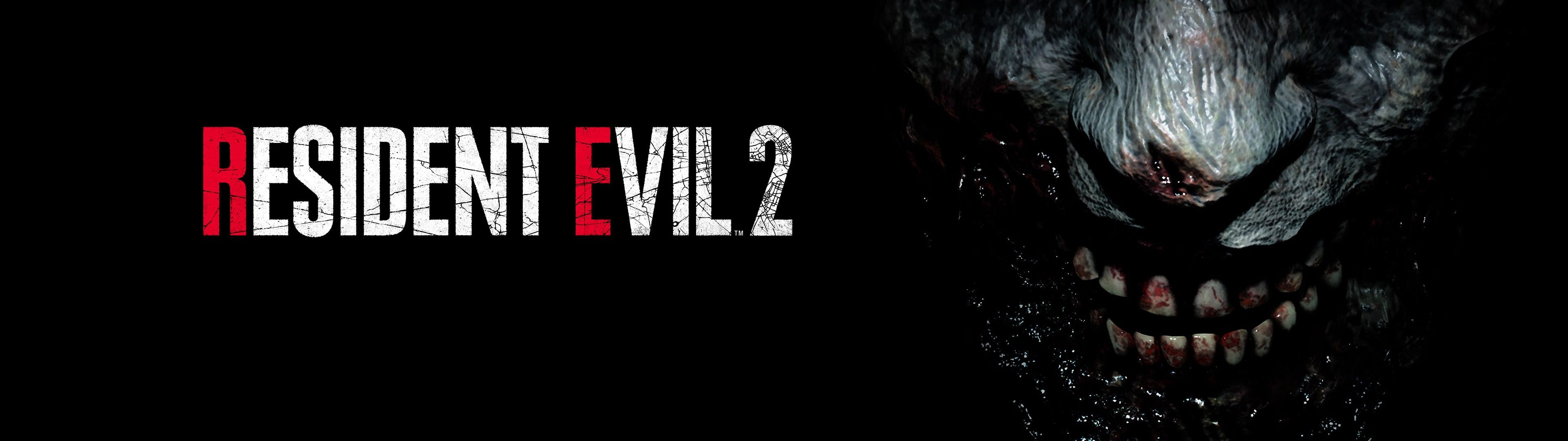 3840x1080 Resident Evil 2 Wallpaper 4K, Game poster, Horror games