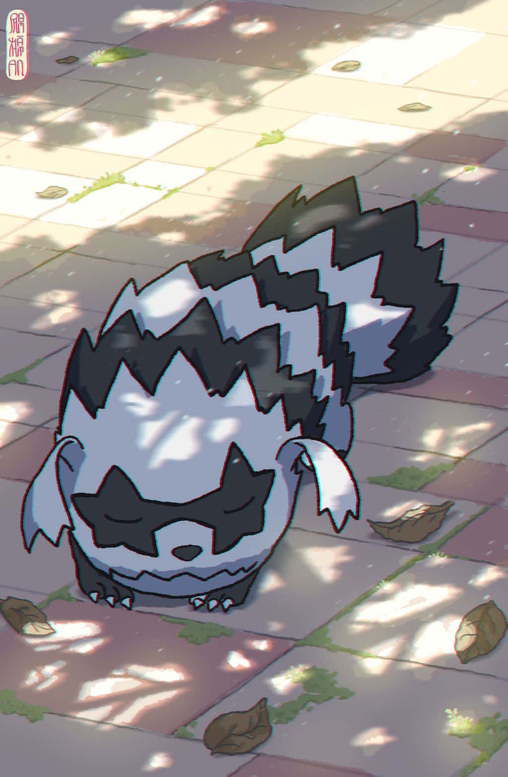 1024x1564 Zigzagoon Wallpaper