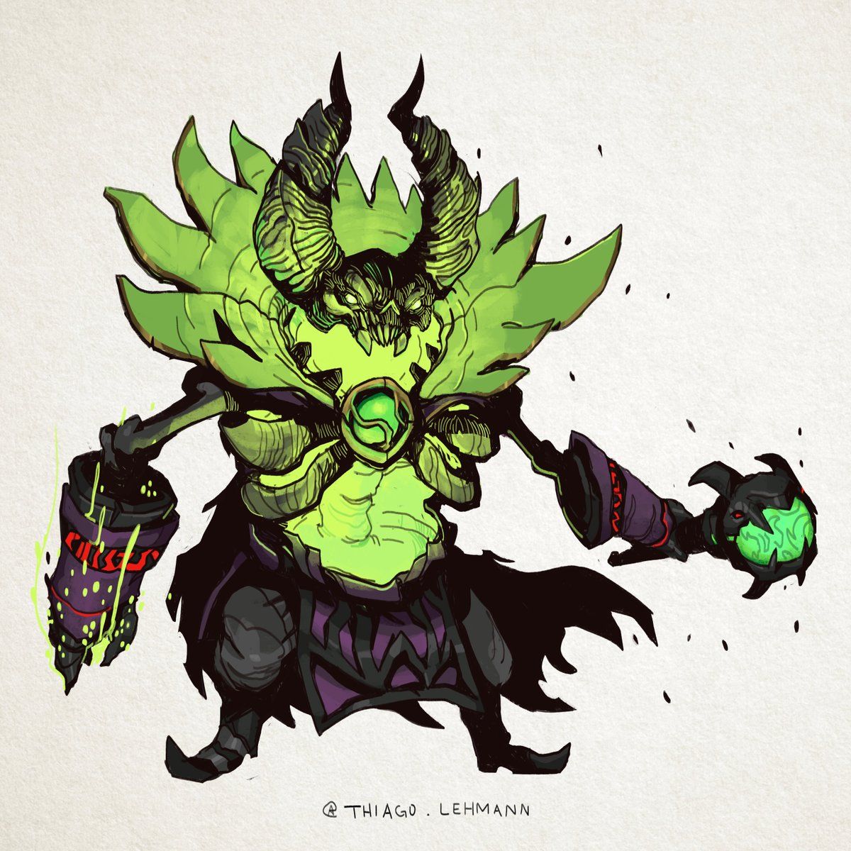1200x1200 Pugna looks so grumpy. #dota2 #dota #characterdesign #visdev @DOTA2