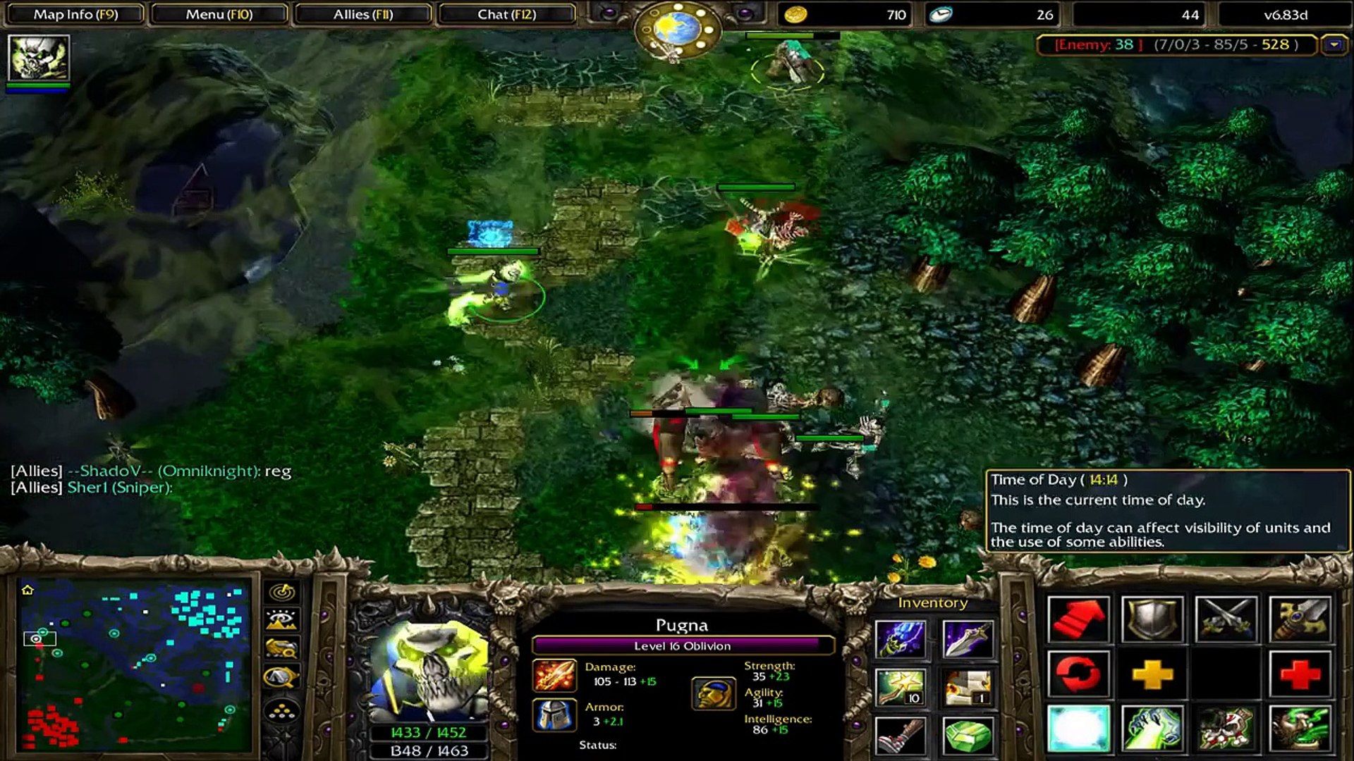 1920x1080 Dota Gameplay, Oblivion [Godlike]