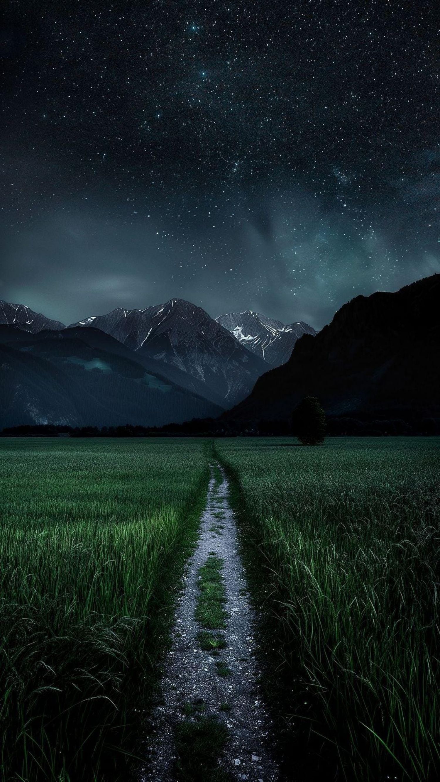1500x2666 Most Popular Mountain Night Wallpaper —