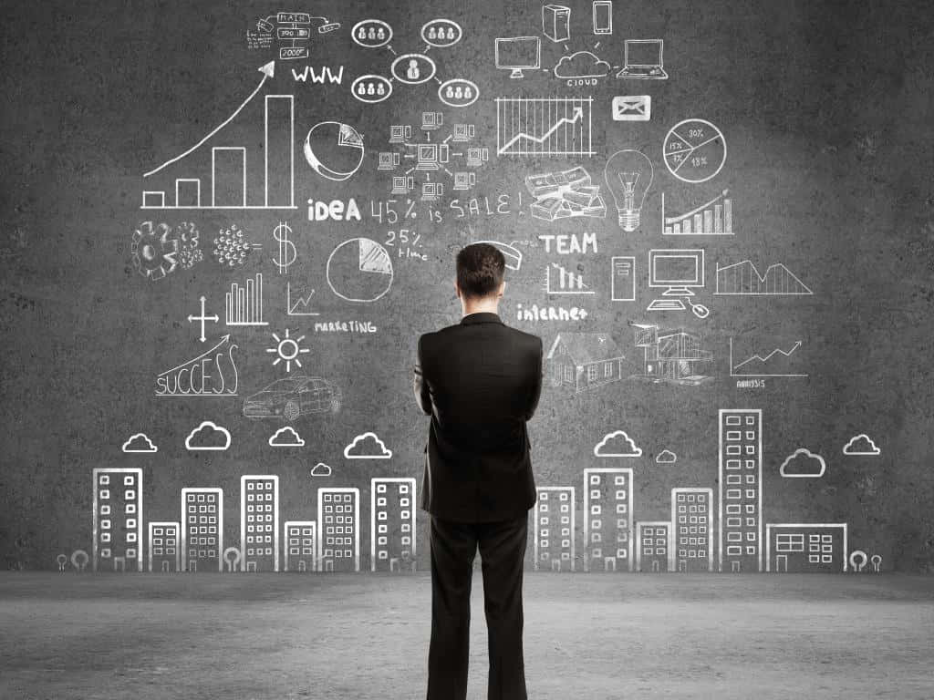 1024x768 Download Team of investors analyzing financial charts
