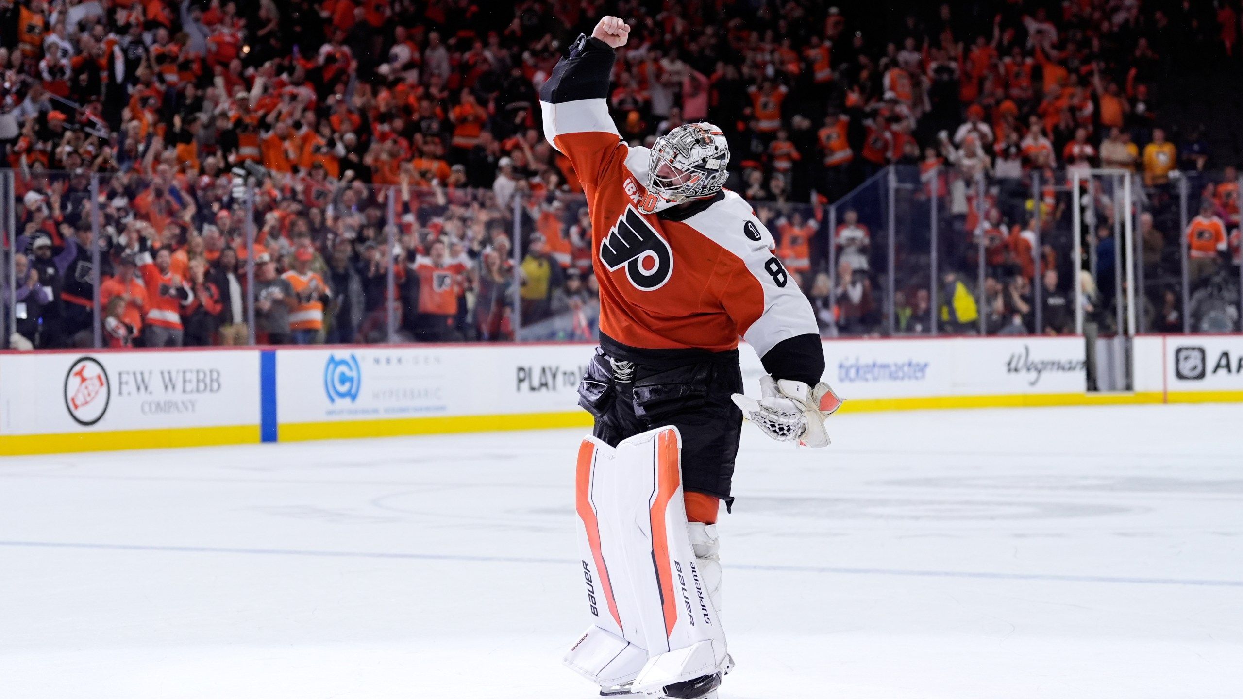2560x1440 Cam Do! Flyers Are Sky High After York Scores OT Winner, Launches Stick Into Stands And Beat Pens. FOX 4 Kansas City WDAF TV. News, Weather, Sports