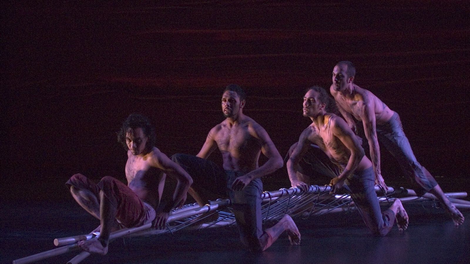 1600x900 David Page and Steve Francis on Boomerang: Music Notes Knowledge Ground. Bangarra Knowledge Ground