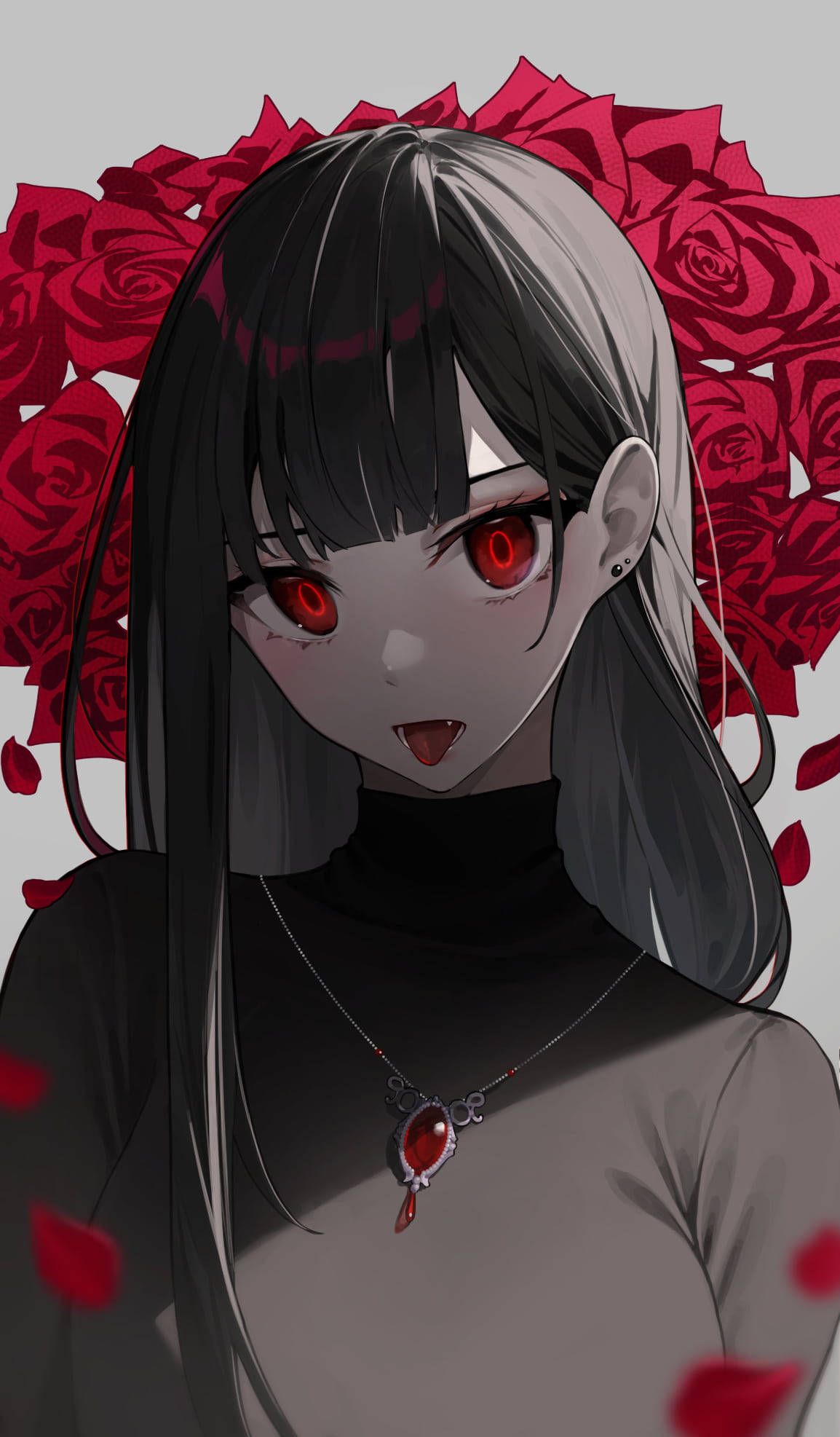 1154x1973 Download Cool Anime Girl PFP Tsukatsuki Rio Wallpaper