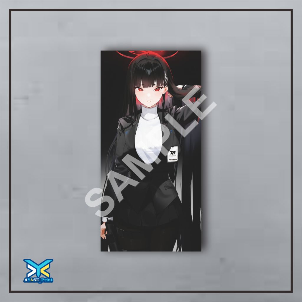 1024x1024 Jual Wall Decor TSUKATSUKI RIO BLUE ARCHIVE Poster Kayu Hiasan Dinding Kamar Tidur Wallpaper Anime