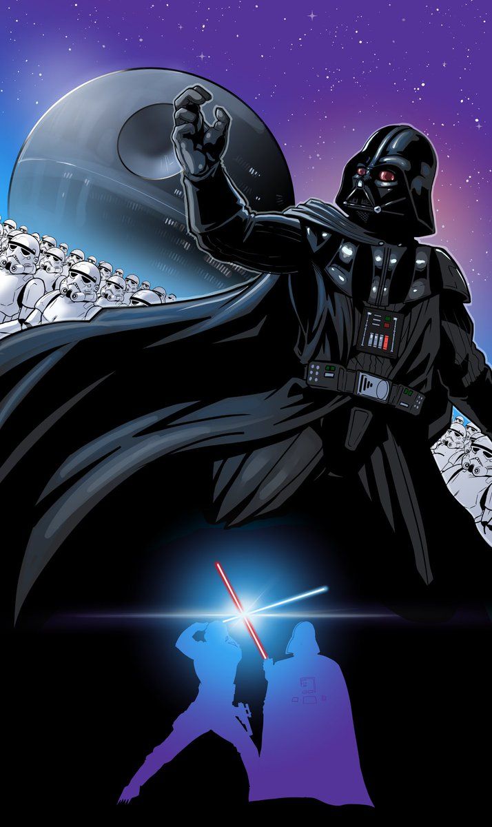 714x1200 Another piece of art I did for my local comic book store. As much Star Wars as I draw, drawing Darth Vader never gets easier. But I was real happy with the