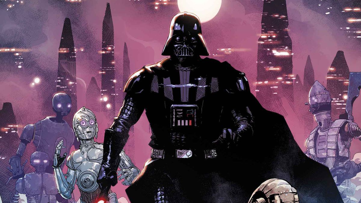 1200x675 A vengeful Darth Vader confronts the Emperor as the Dark Droids set their sights on Coruscant