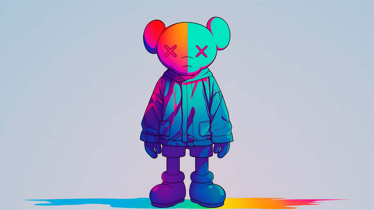 1536x864 KAWS Art Toy Iconic Style Desktop Wallpaper & HD Wallpaper