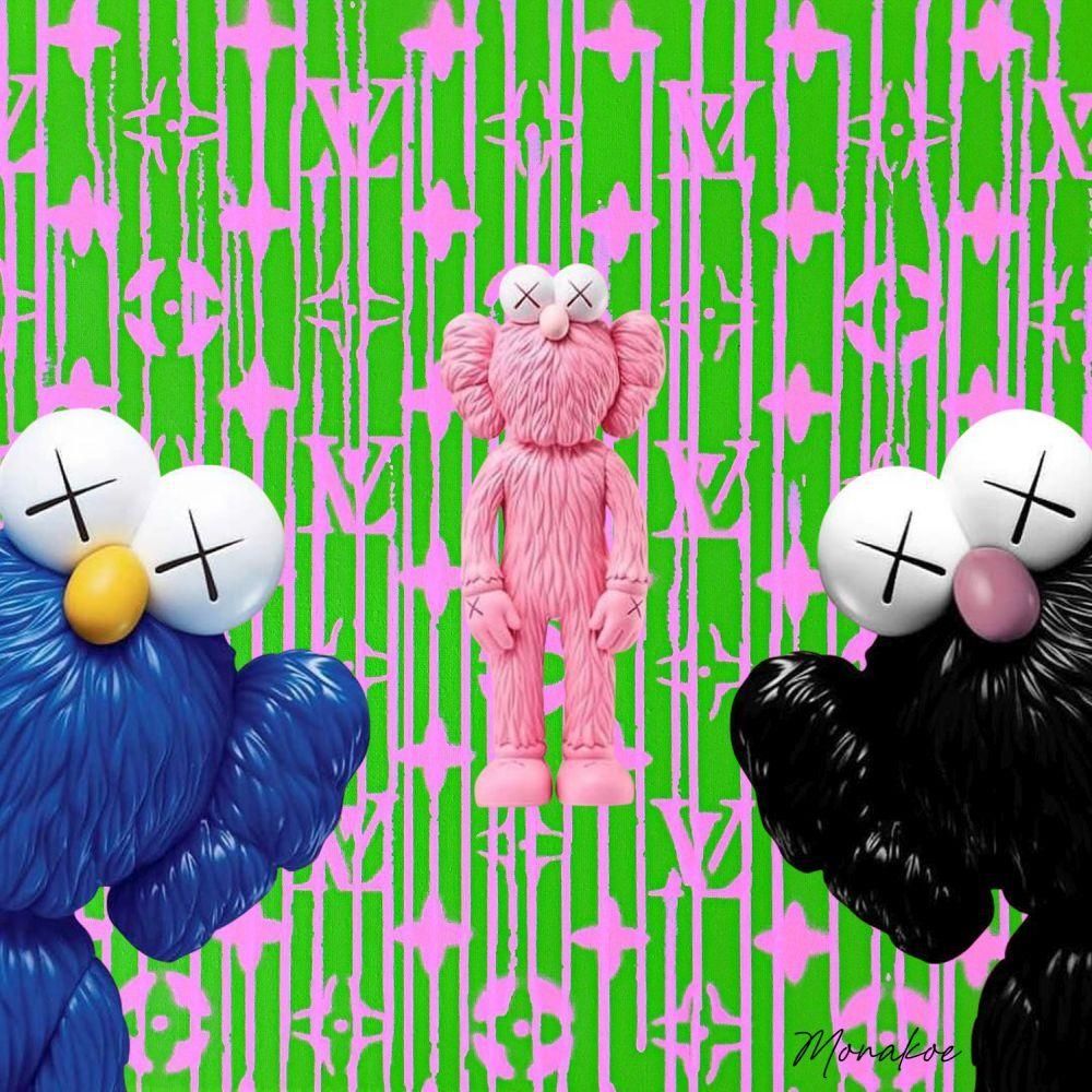 1000x1000 Monakoe. Kaws x Louis Vuitton