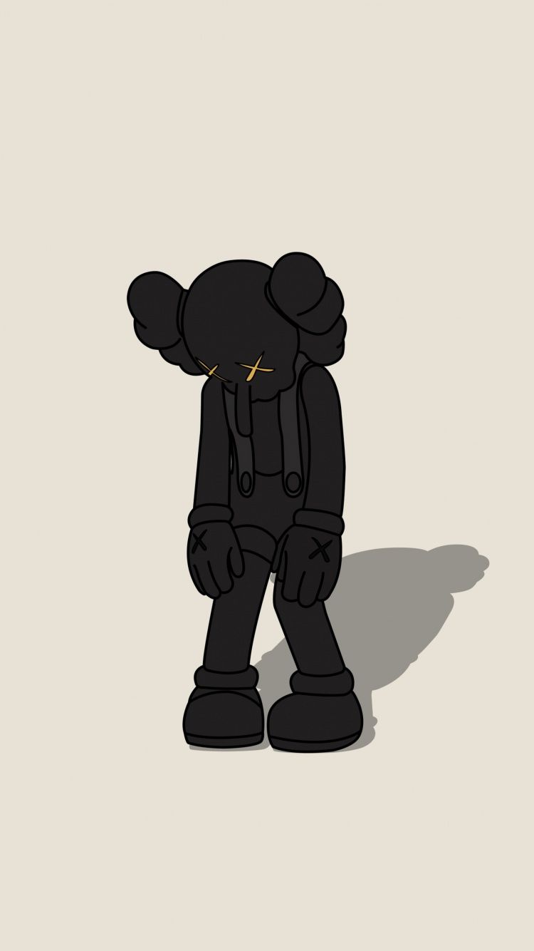 750x1334 Kaws iPhone 14 Wallpaper