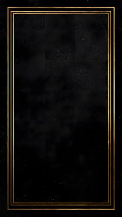 416x740 Frame black background gold Image