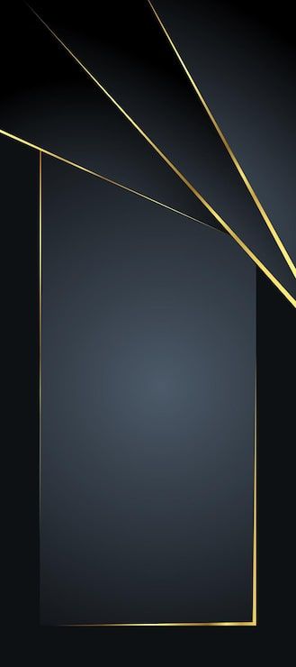 329x740 Black background gold frame Image